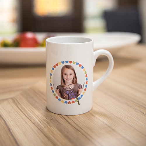 Slim ceramic mug STEFFI 10oz, DURAGLAZE, dishwasher suitable, 12 pcs./lay, 36 pcs./carton