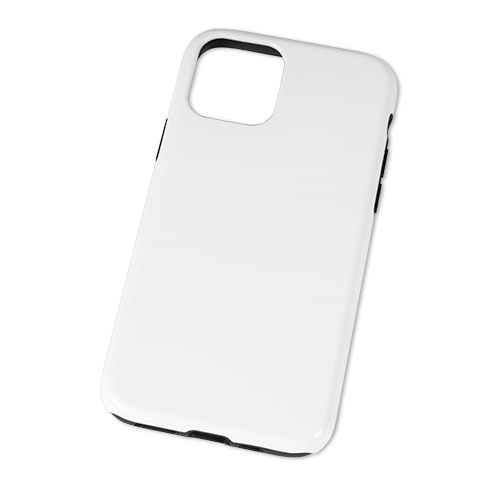 3D Premium Cover für Galaxy und iPhone, Farbe Weiß-glänzend und Farbe Weiß-matt