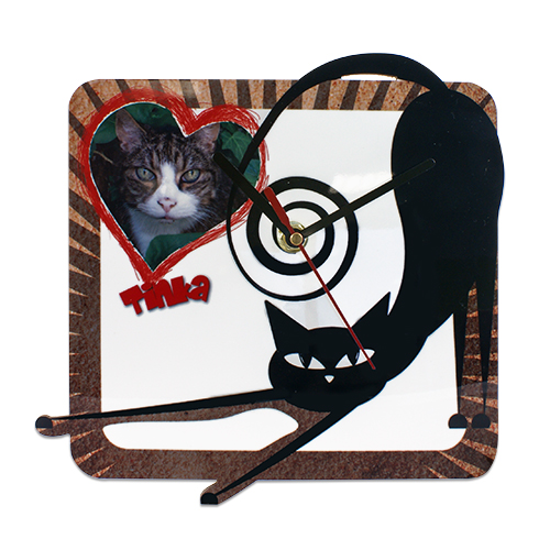 Horloge murale incl. mécanisme et aiguille, dans différents réalisations et tailles