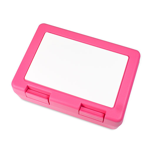 Sublistar® Brotzeitbox Pink, Größe 185 x 128 x 65 mm Sublistar® Brotzeitbox Pink, Größe 185 x 128 x 65 mm