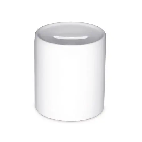 Tirelire Upper Class, couleur blanc, 36 pcs./carton