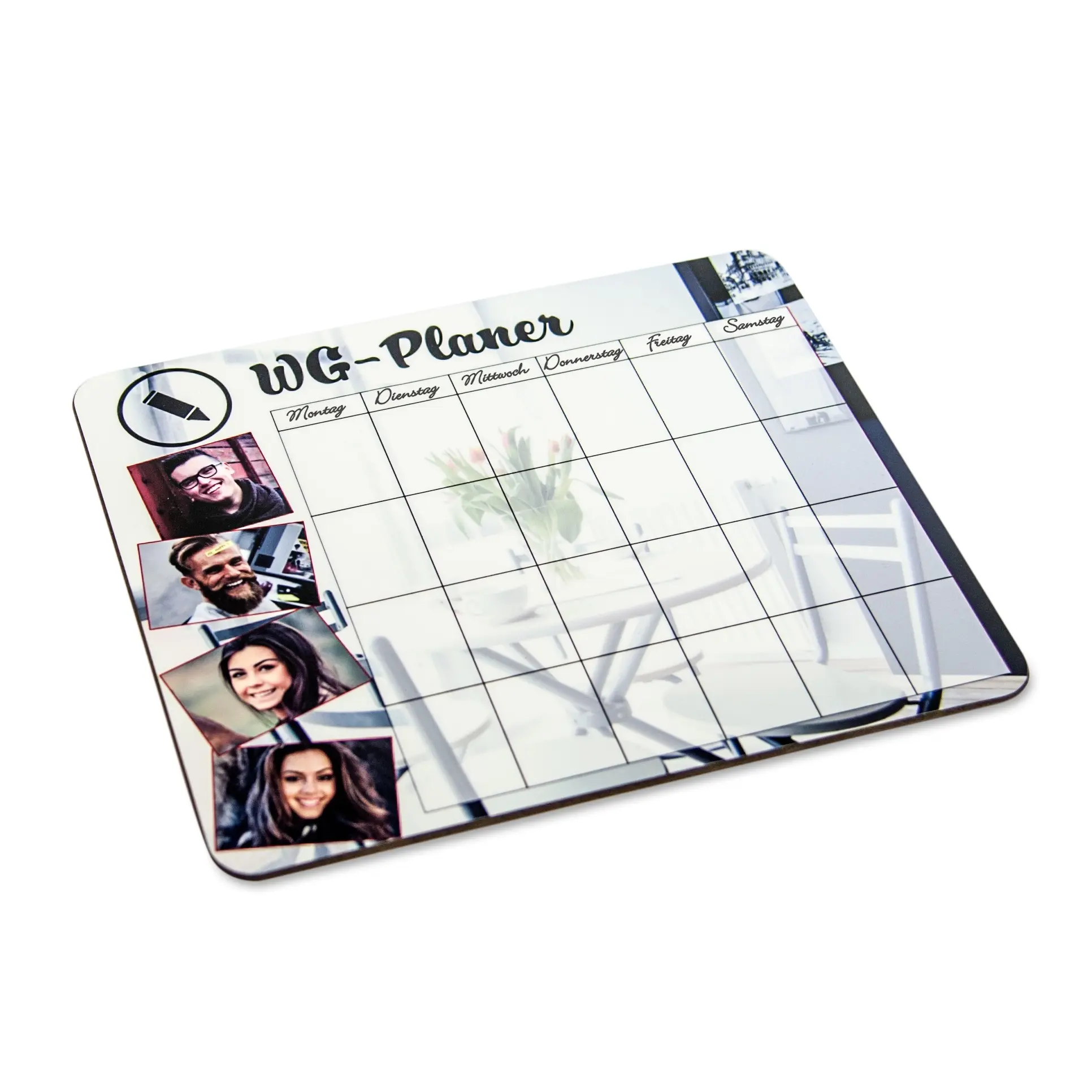 UNISUB Hartfaser Infotafel, 190 x 230 x 3 mm