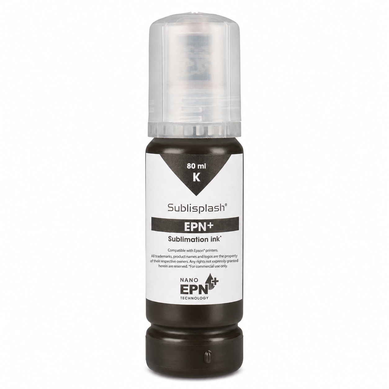 Sublisplash® EPN+ bottle 80 ml (for EcoTank models), various colours