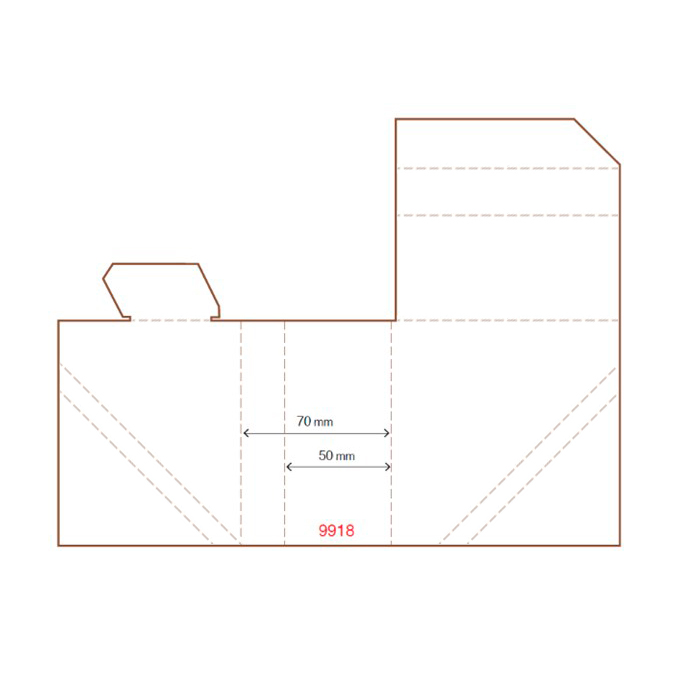 Eckenschoner aus Karton 50 x 70 mm, Pack á 250 Stück