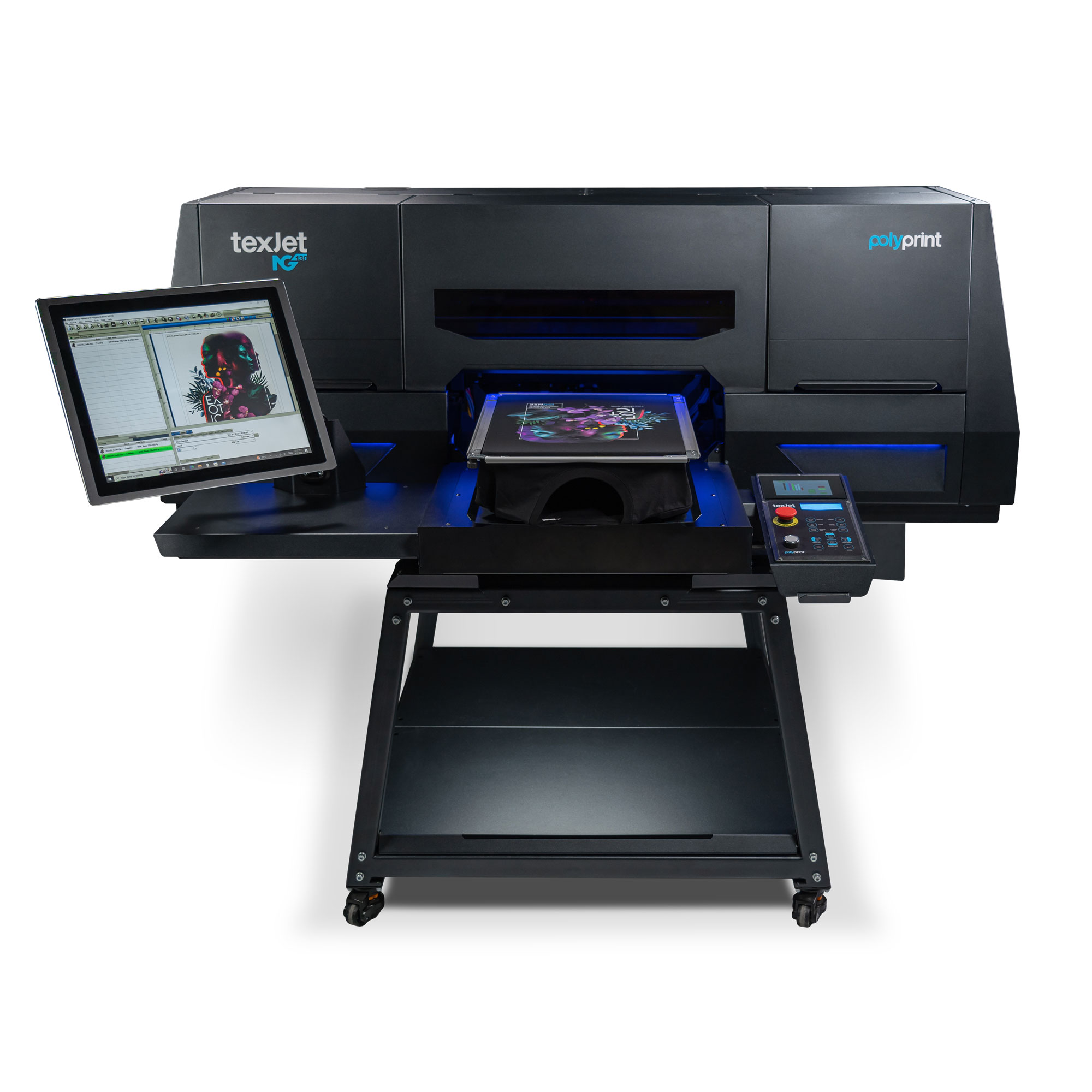DTG Textildirektdrucksystem TexJet NG 130 3 x Epson® I3200-A1 (2 x CMYK / 1 x White)