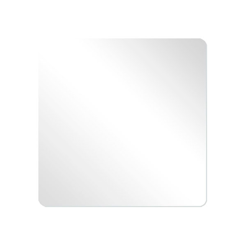 ChromaLuxe tableau photo en aluminium blanc brillant, 100 x 100 x 1,15 mm, coins arrondis, 10 pcs./carton