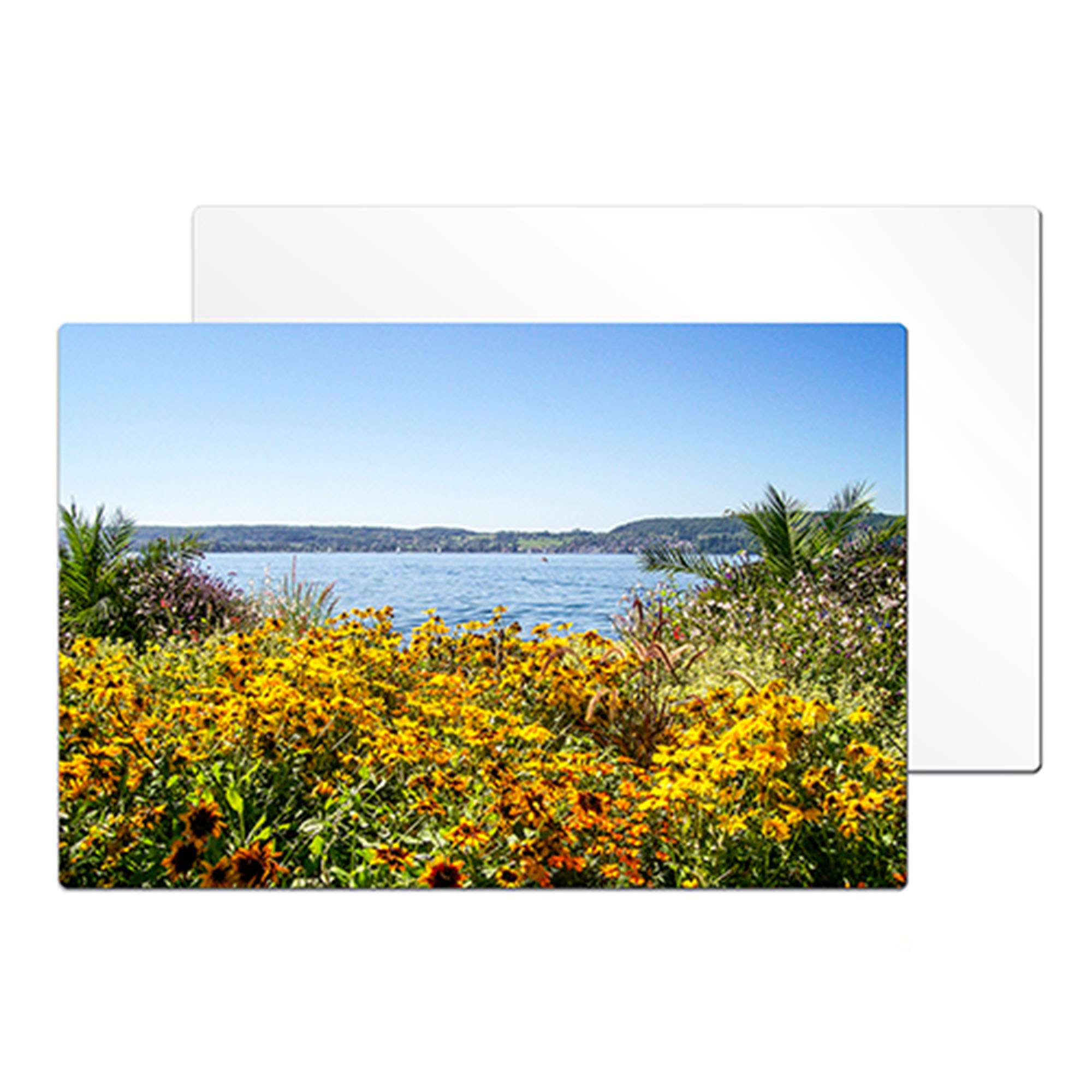 ChromaLuxe Alu-Fototafel weiß-glänzend
