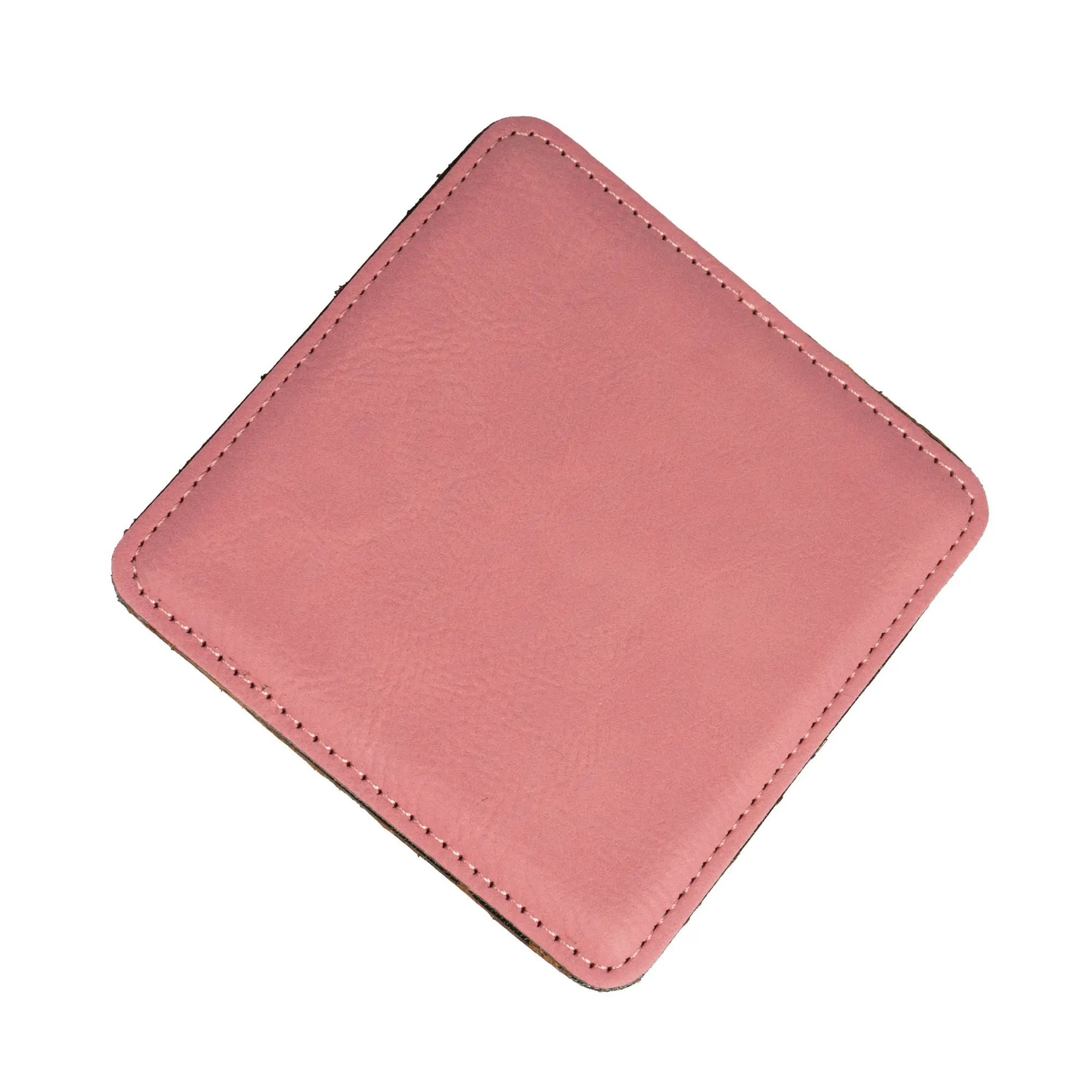 Laser Untersetzer aus Kunstleder 100 x 100 mm div. Farben