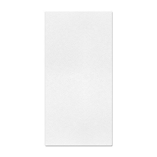 Tableau photo Duraluxe en aluminium avec surface structurée Salt Lake en blanc, diverses tailles