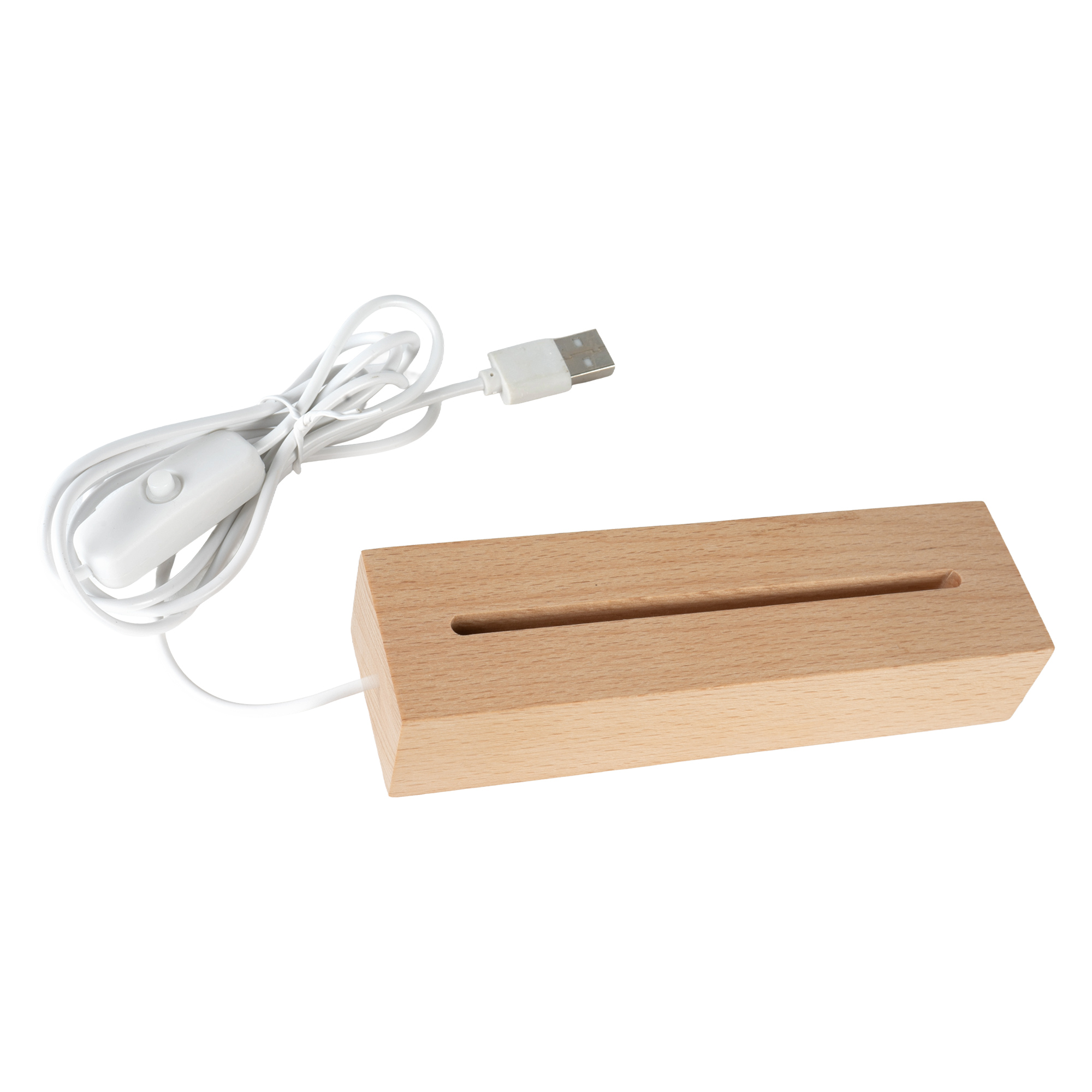 Holzsockel für Acrylplatten L-ACR1-SHT-, div. Ausführungen