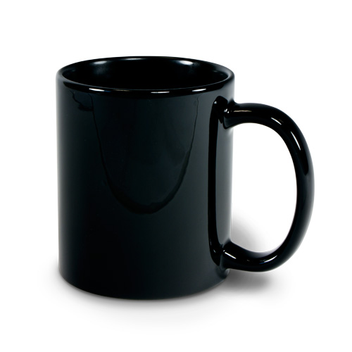 Tasses en céramique LENA brillant pour transfer laser 11oz, divers couleurs,  lavage main recommandé