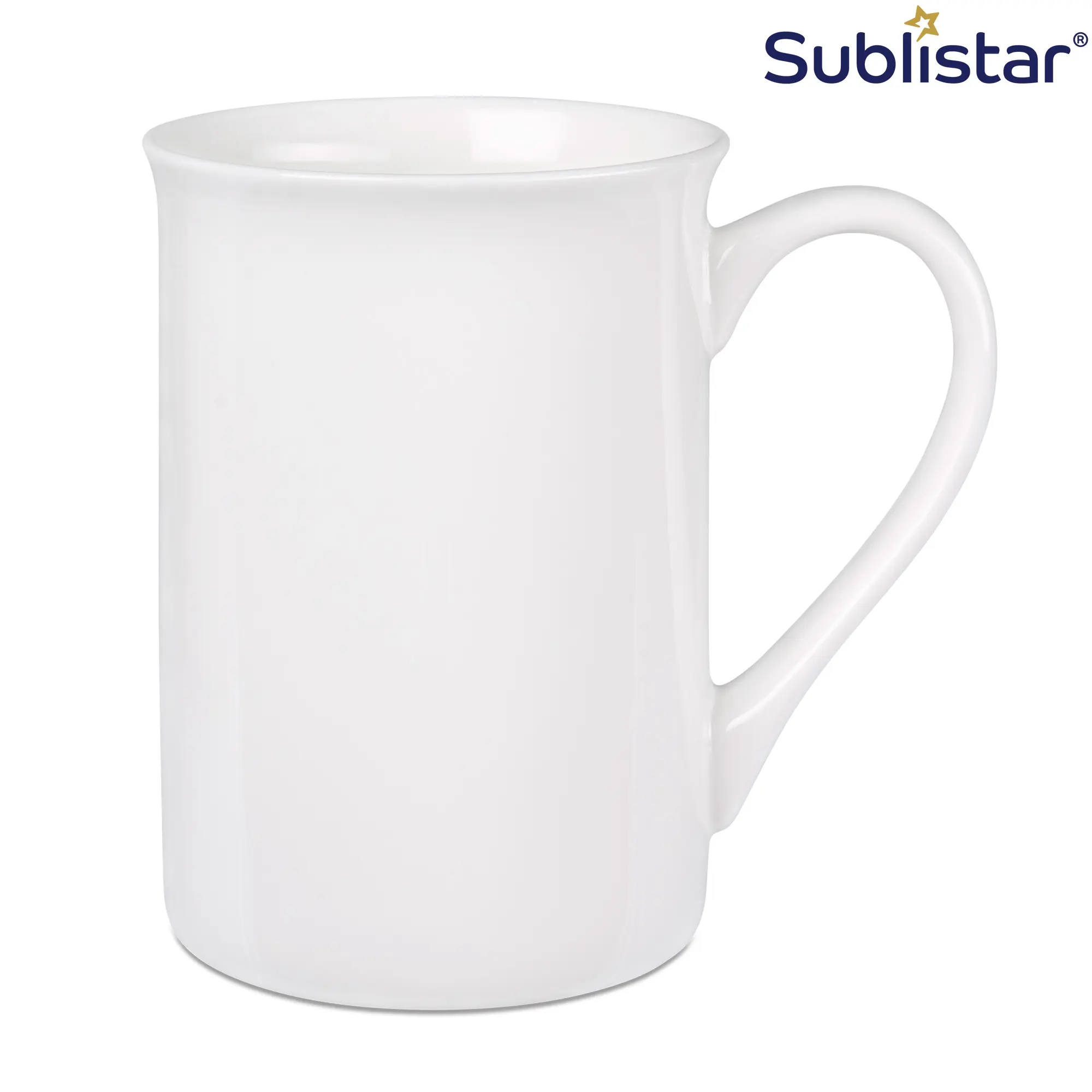 Sublistar® Schlanke Tasse 10oz, Bone China