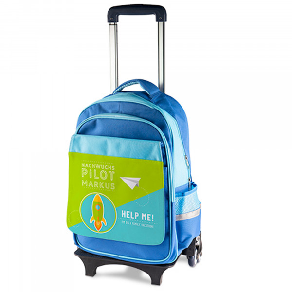 Sublistar® children's trolley with removable backpack, various colours