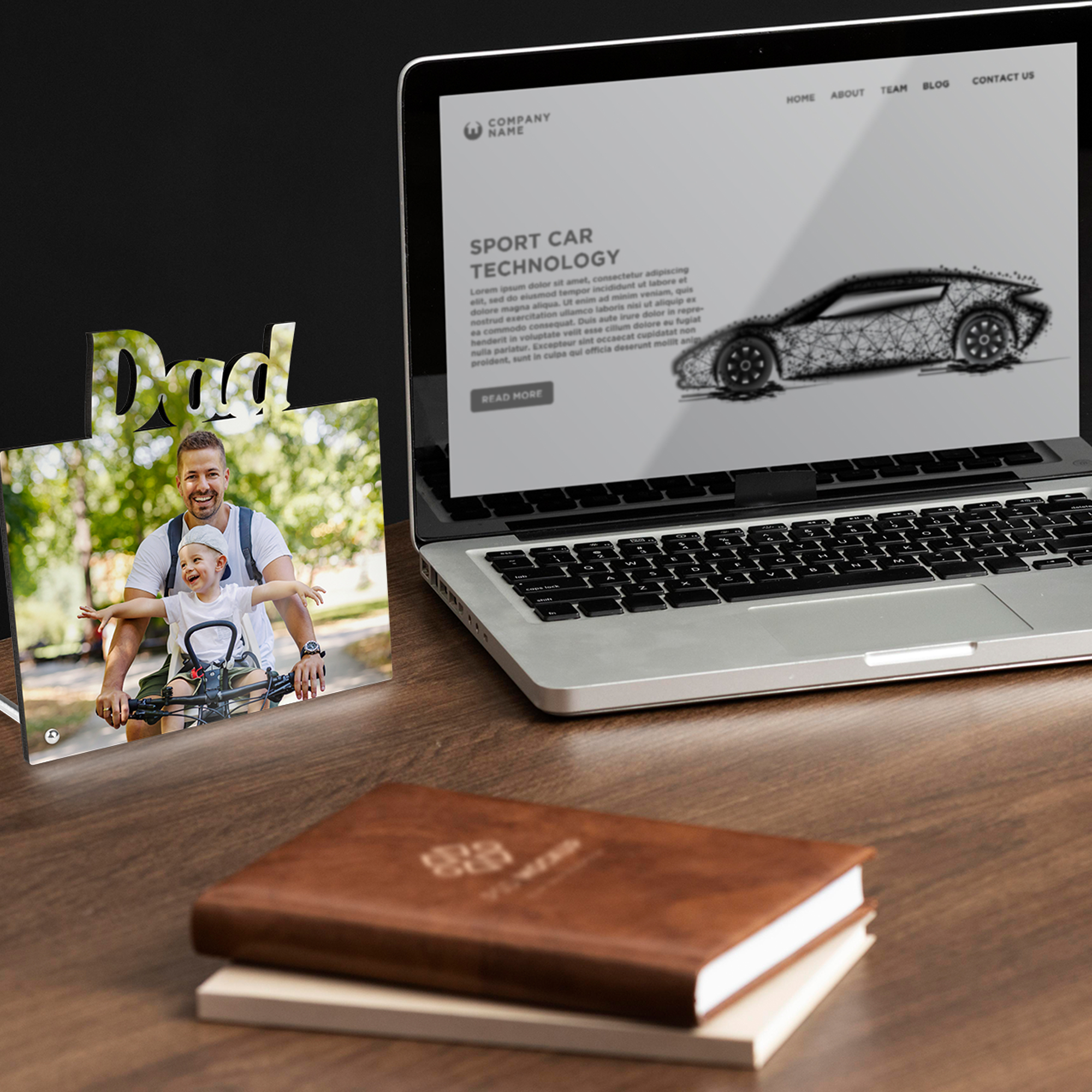 Cadre Émotif Sublistar® en MDF Dad, 1 broche métallique, épaisseur de 6 mm, 100 pcs./carton