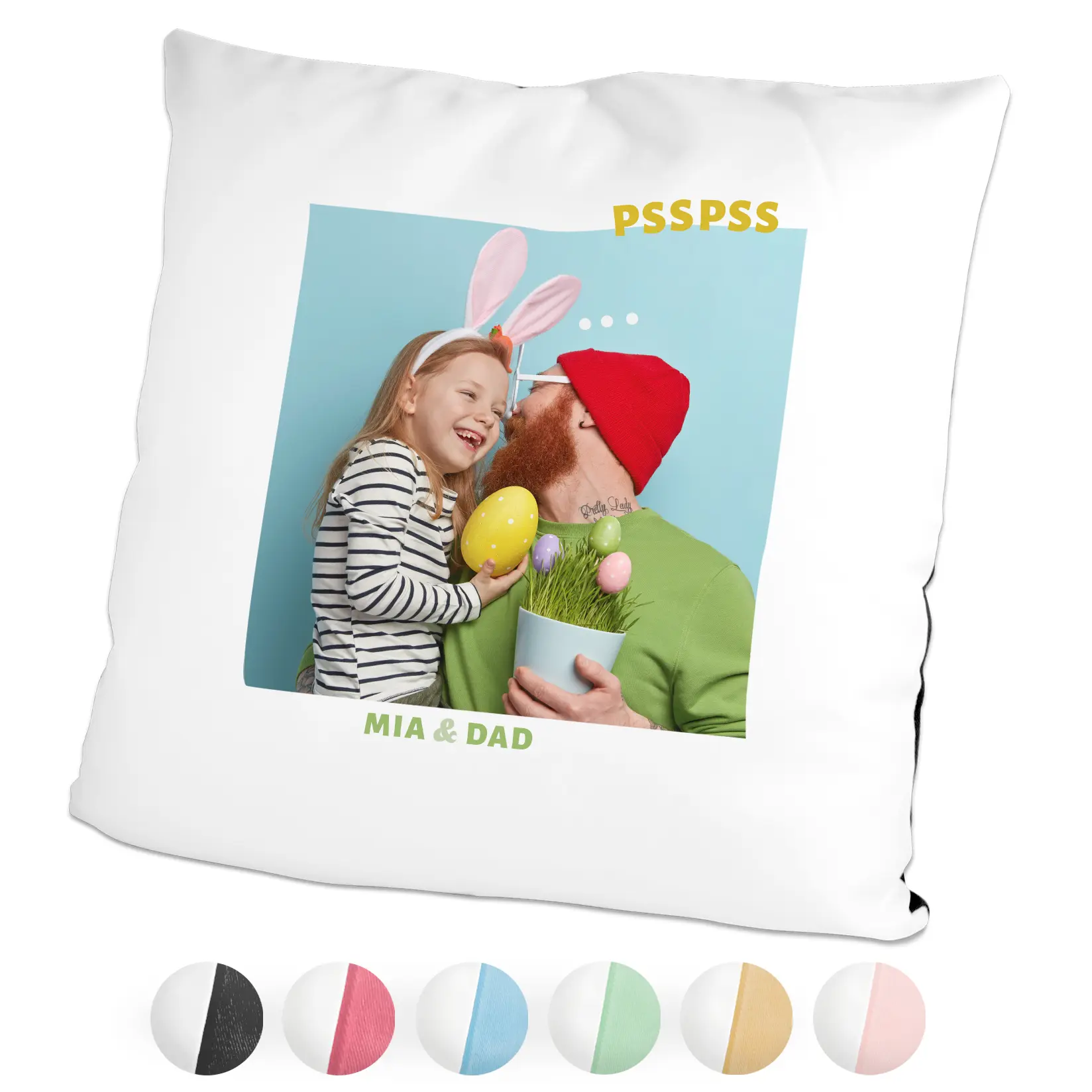 Sublistar® Housse de coussin bicolore avec une surface structurée, diverses couleurs