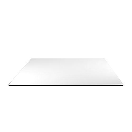 Sublistar® Plateau de table en MDF pour table haute, sans support, couleur blanc brillant, diverses tailles