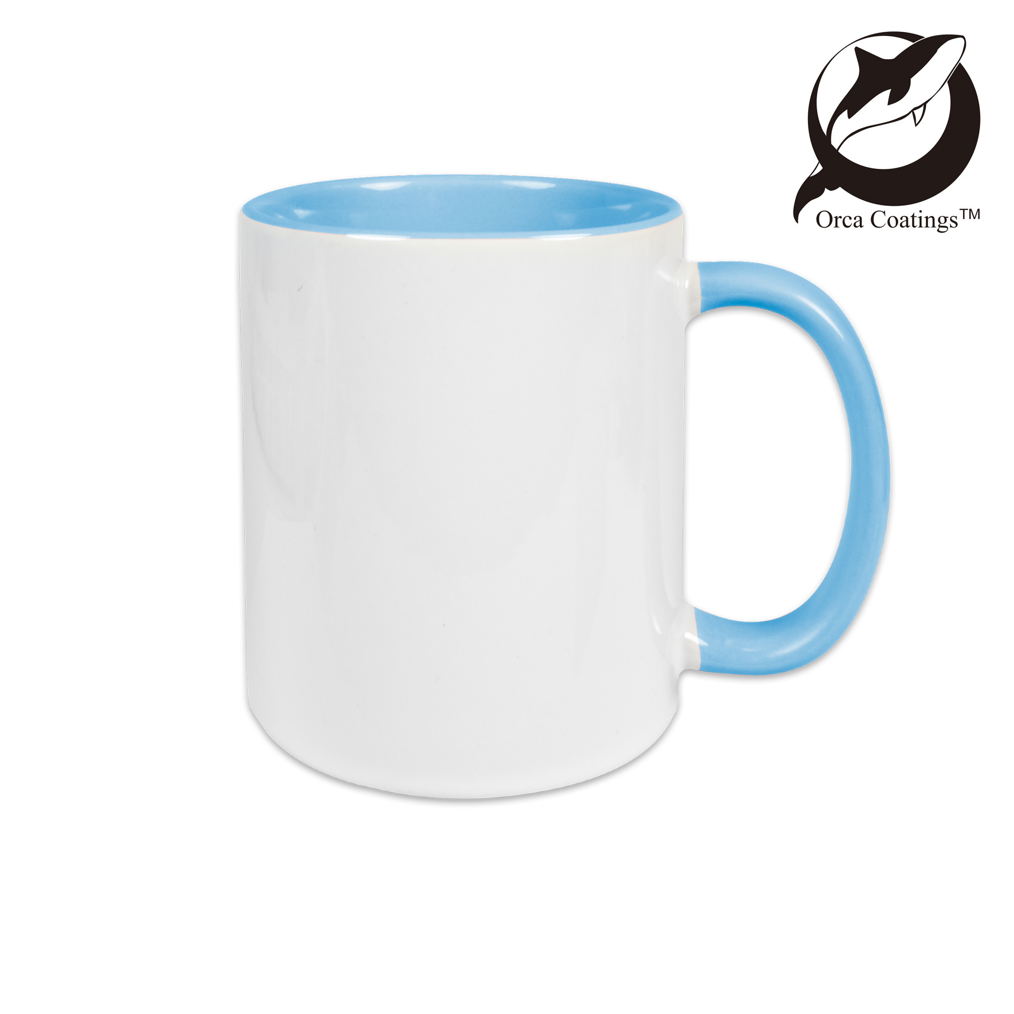 Tasse en céramique TWO TONES & HANDLE 11oz, Orca™ Coating, divers coloris