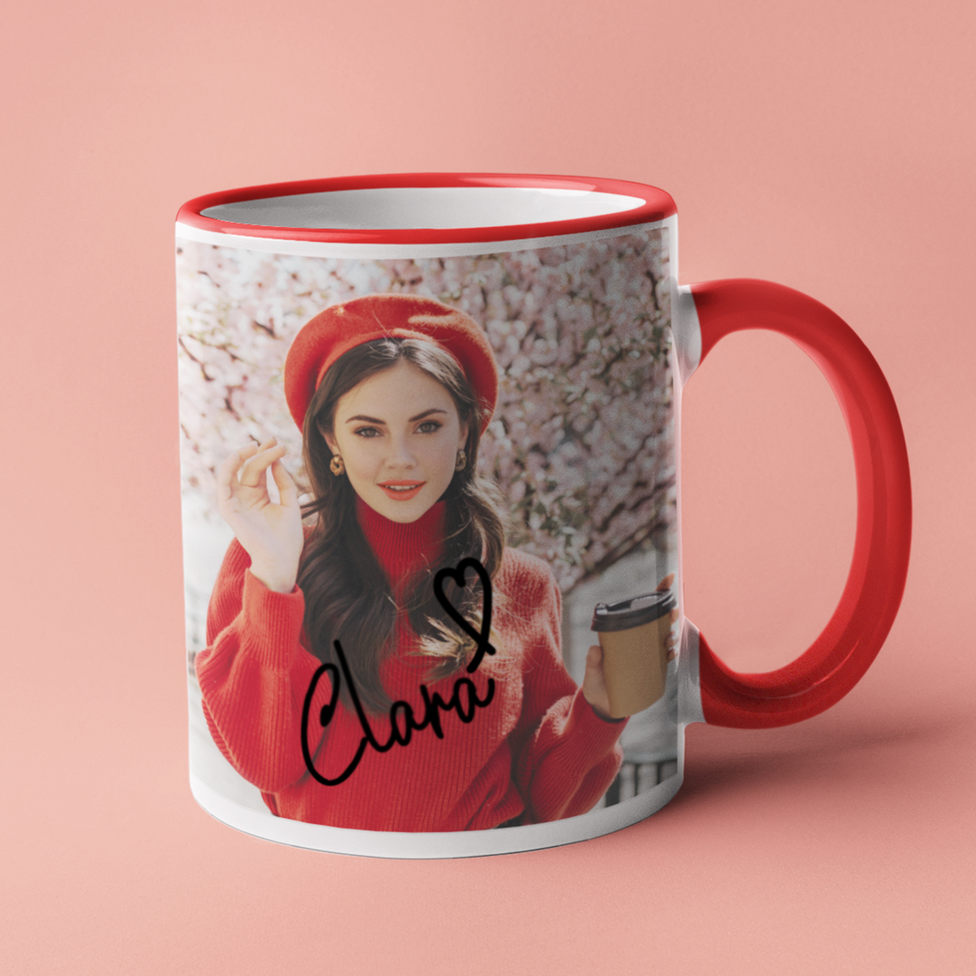 Tasse en céramique RIM & HANDLE 11oz, Sublistar®-Coating, diverses couleurs