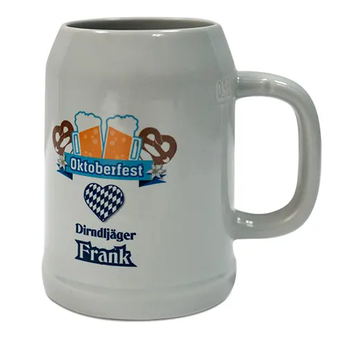 Bierkrug Upper Class RADLER 500 ml, Farbe Dunkelgrau ohne Deckel