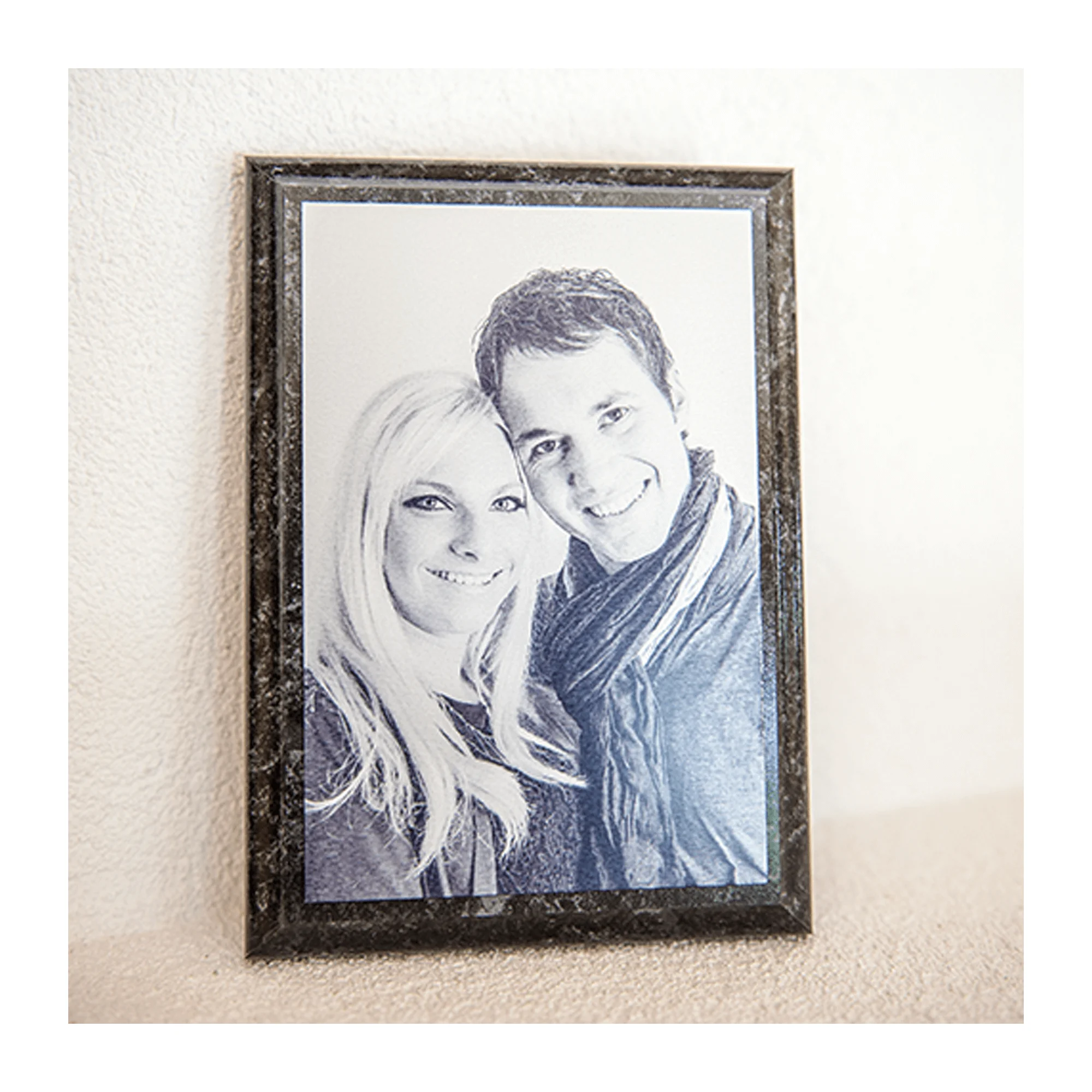 Holztafel schwarz-marmoriert, div. Größen