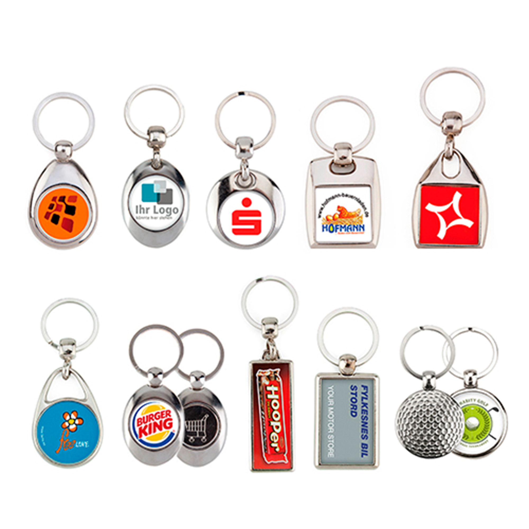 UV Multiplexx Schlüsselanhänger, Metall, versch. Ausführungen