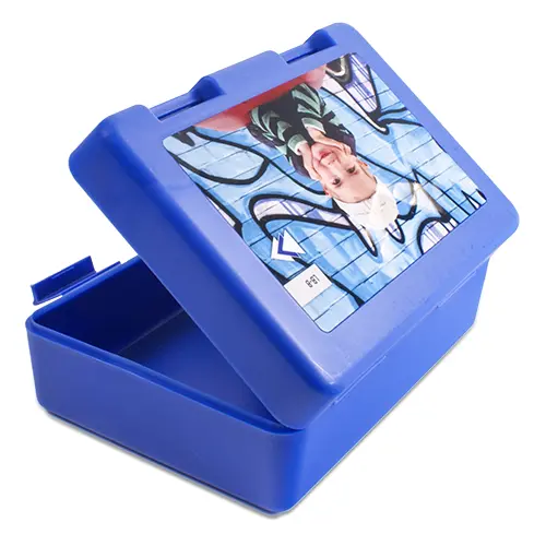 Sublistar® Brotzeitbox Blau, Größe 185 x 128 x 65 mm