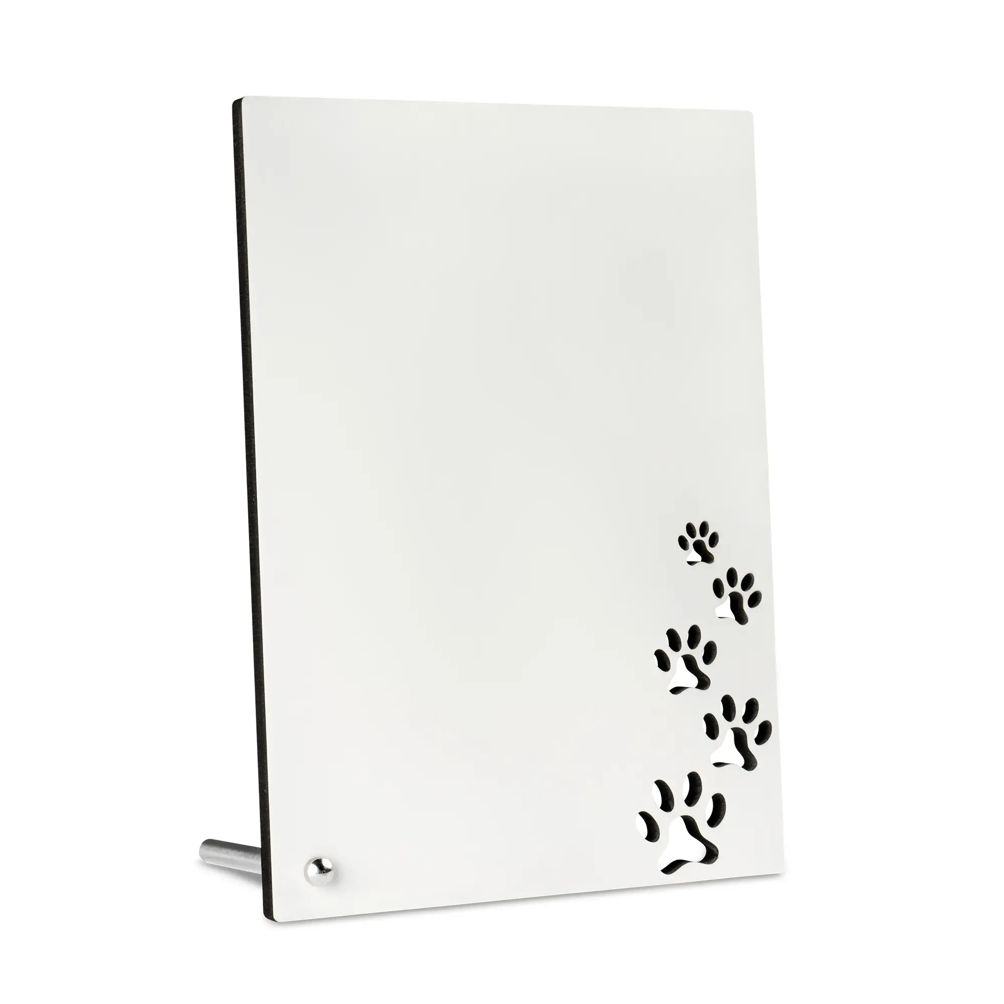 Sublistar® MDF Picture frame, design „Paws“, 13 x 18 cm, 6 mm thickness, Portrait format,