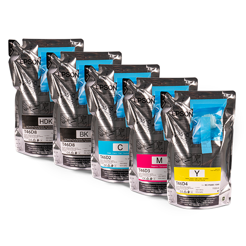 Epson UltraChrome DS, für SureColor F6300/F9400/F9400H, 1.100 ml Beutel, verschiedene Farben