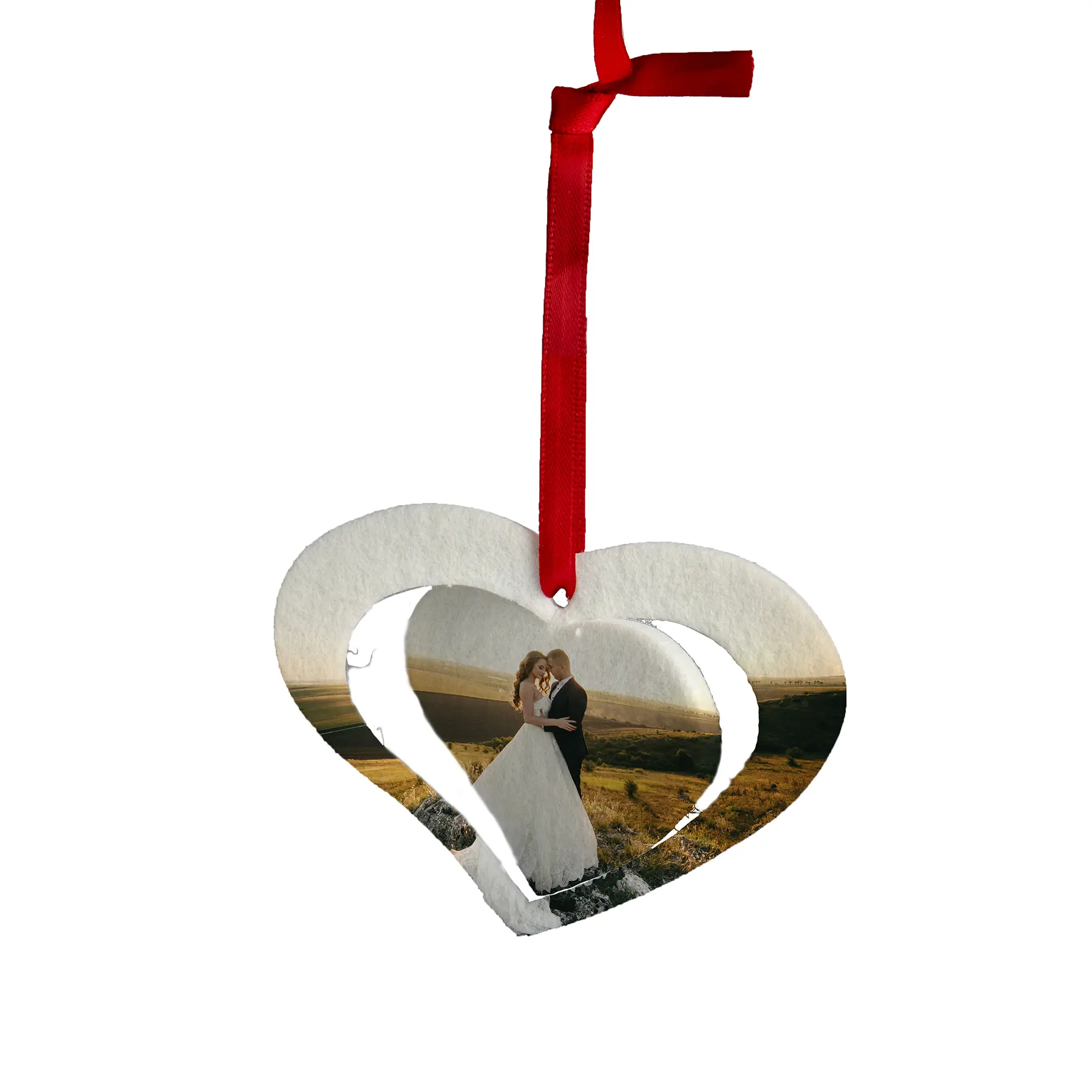 Lufterfrischer, weißer Polyesterfilz, versch. Ausführungen