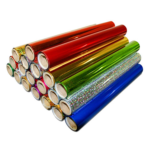 Heißprägefolie, div. Farben, Größe 12 lfm x 30 cm,