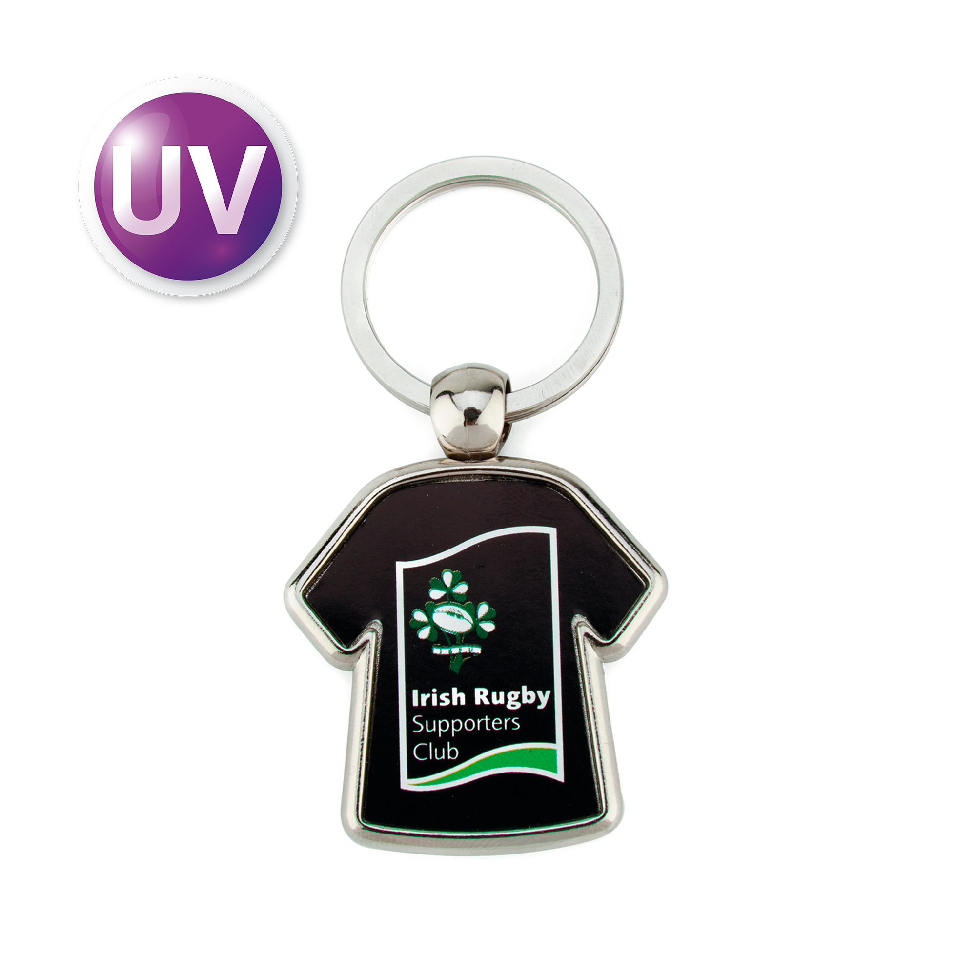 Porte-clés UV de Multiplexx, métal, diverses versions