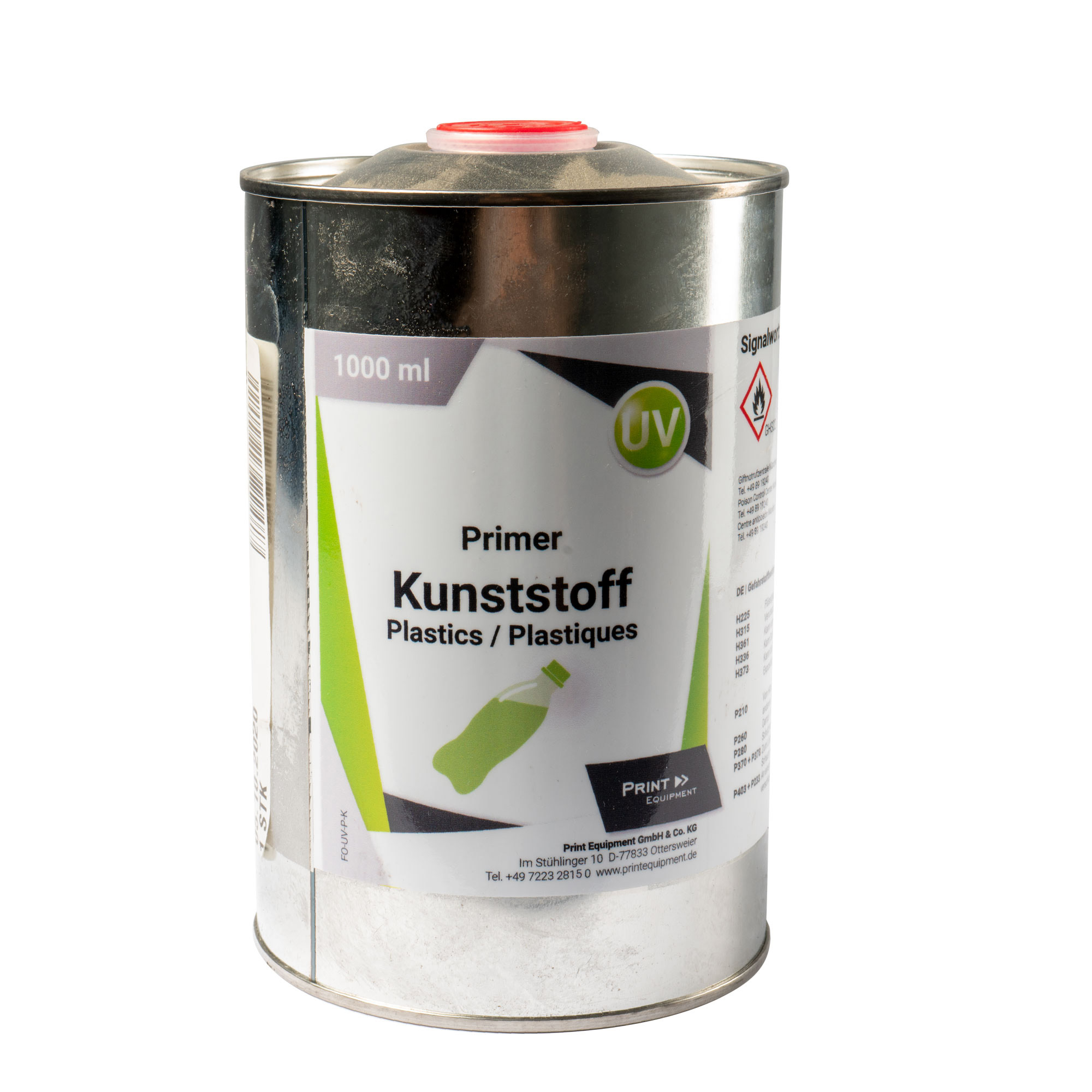 Primer pour matière synthétique, cannette de 1.000 ml, pour XPJ 461UF/661UF, 1462UF