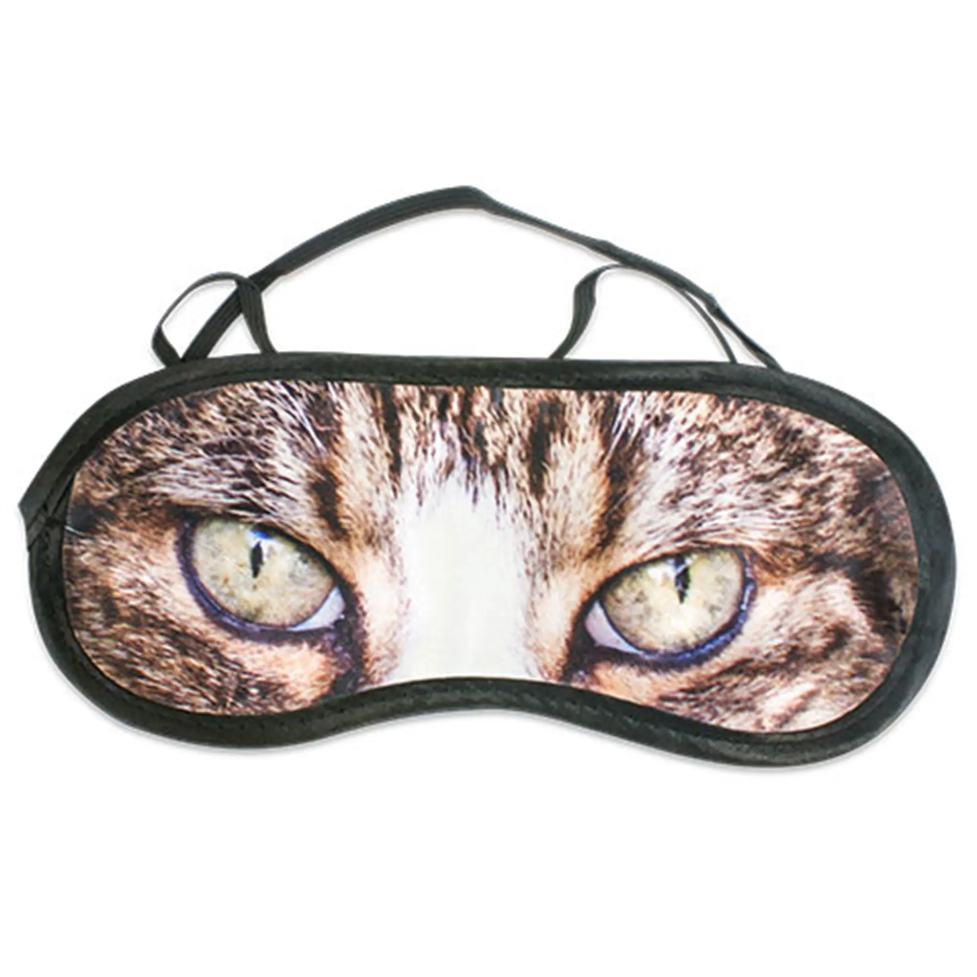 Schlafmaske Satin Schwarz, Größe 200 x 90 mm