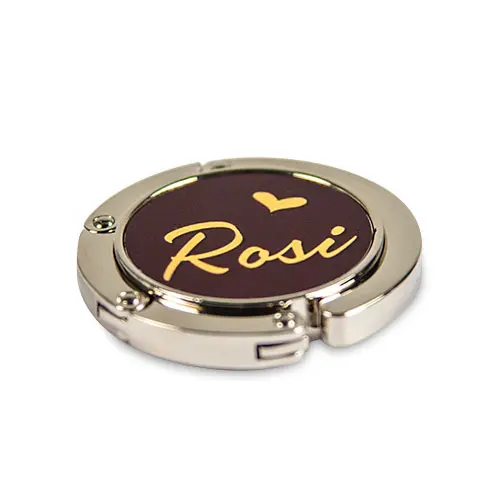 Handtaschenhalter mit Alu-Einsatz, div. Ausführungen