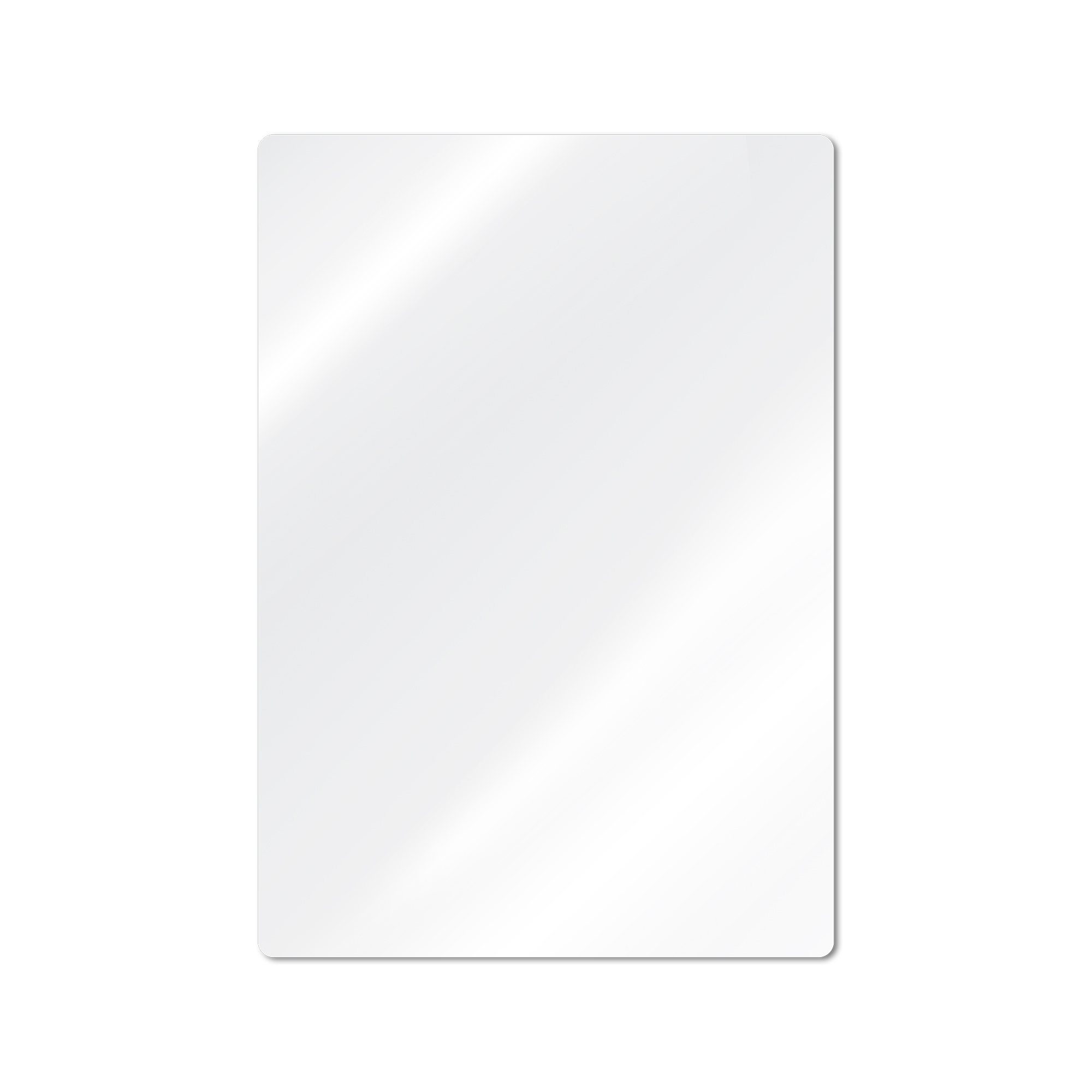 Tableau photo Duraluxe en aluminium blanc brillant, diverses tailles