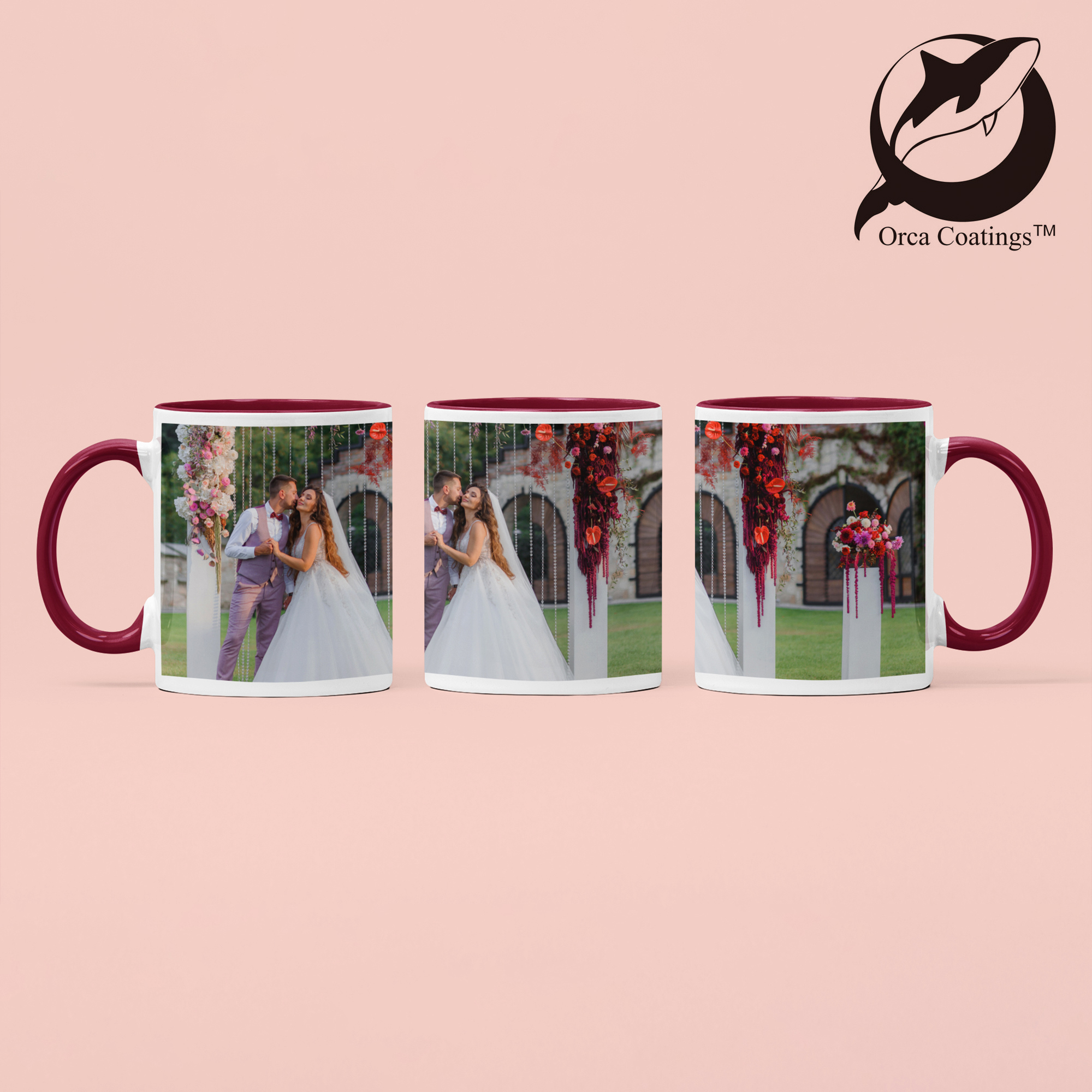 Tasse en céramique TWO TONES & HANDLE 11oz, Orca™ Coating, divers coloris