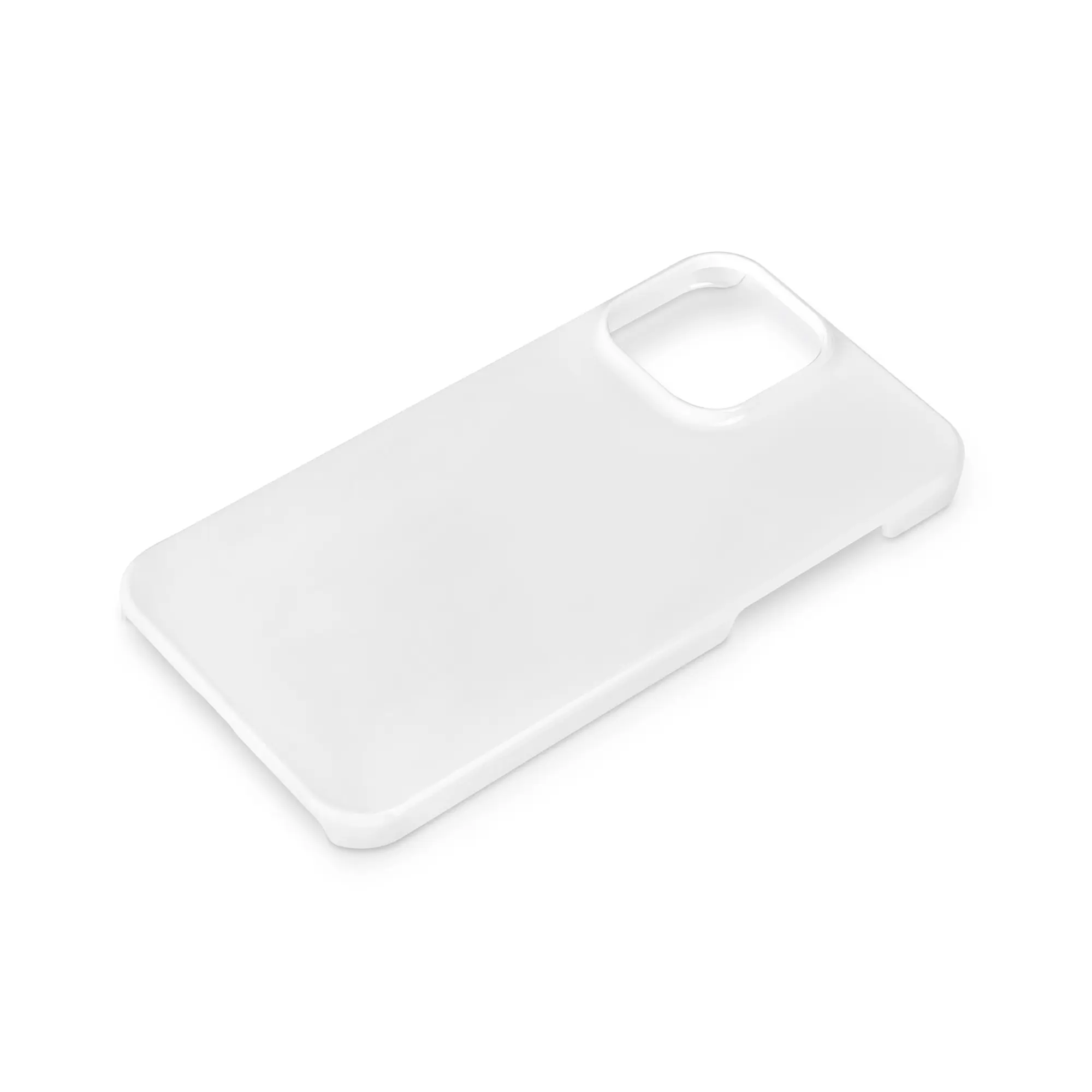 3D Premium Cover für Galaxy und iPhone, Farbe Weiß-glänzend und Farbe Weiß-matt