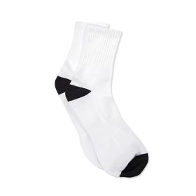 Chaussettes courtes blanches - noires, diverses tailles
