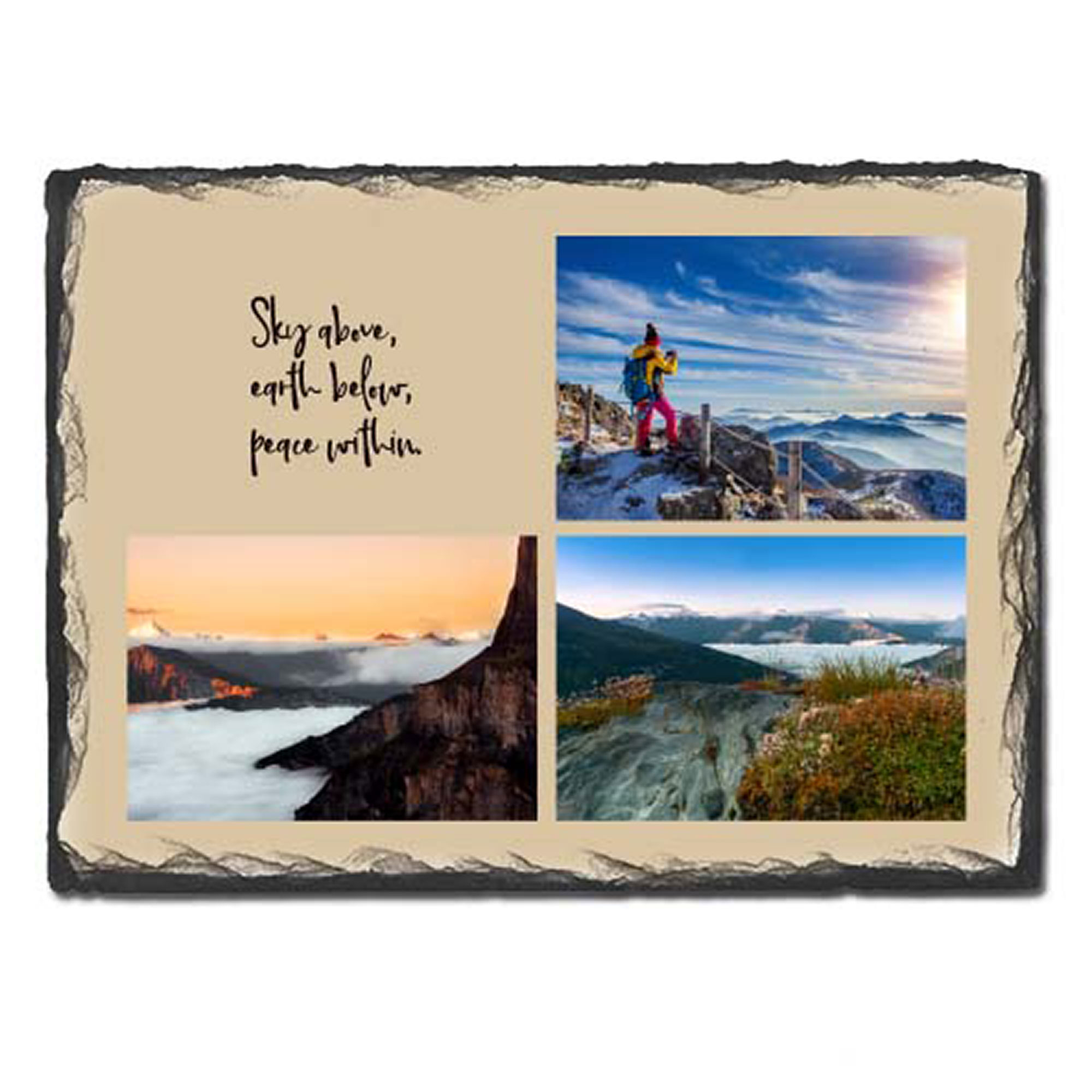 Panneau en ardoise rectangulaire, blanc mat, diverses tailles