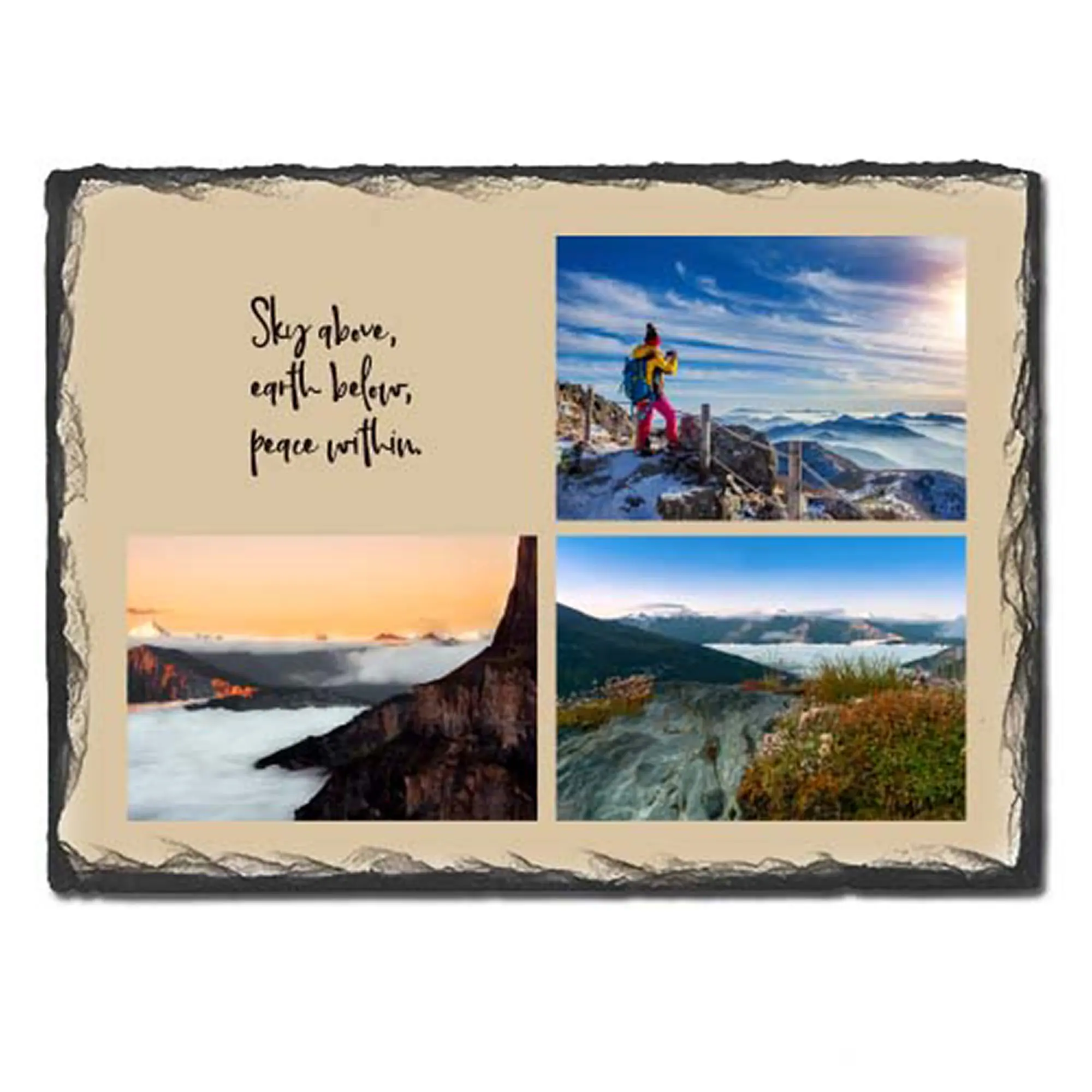 Schiefertafel, weiß-matt, div. Größen