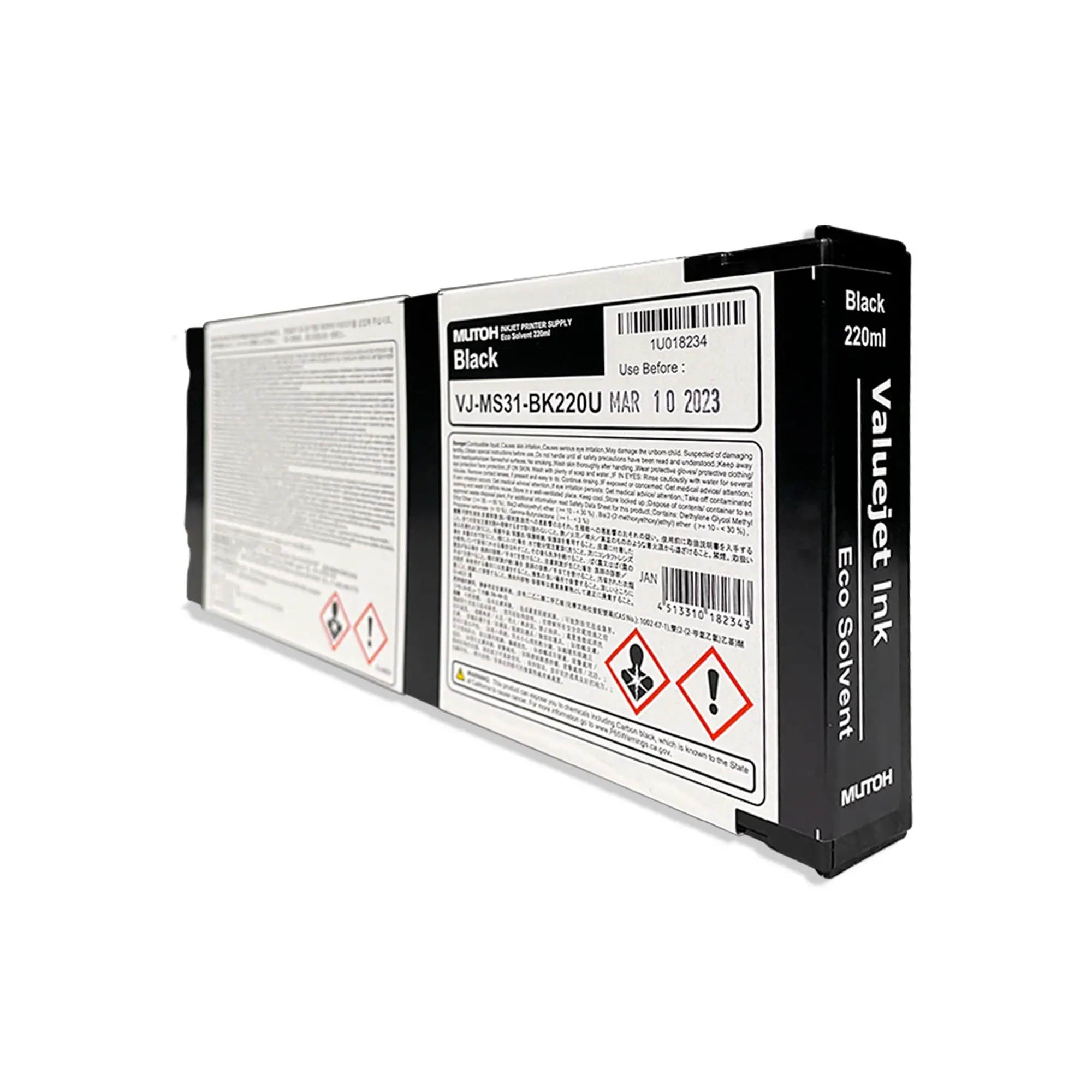 MS31 Eco Solvent Ink, for ValueJet 628, various colours, 220 ml cartridge