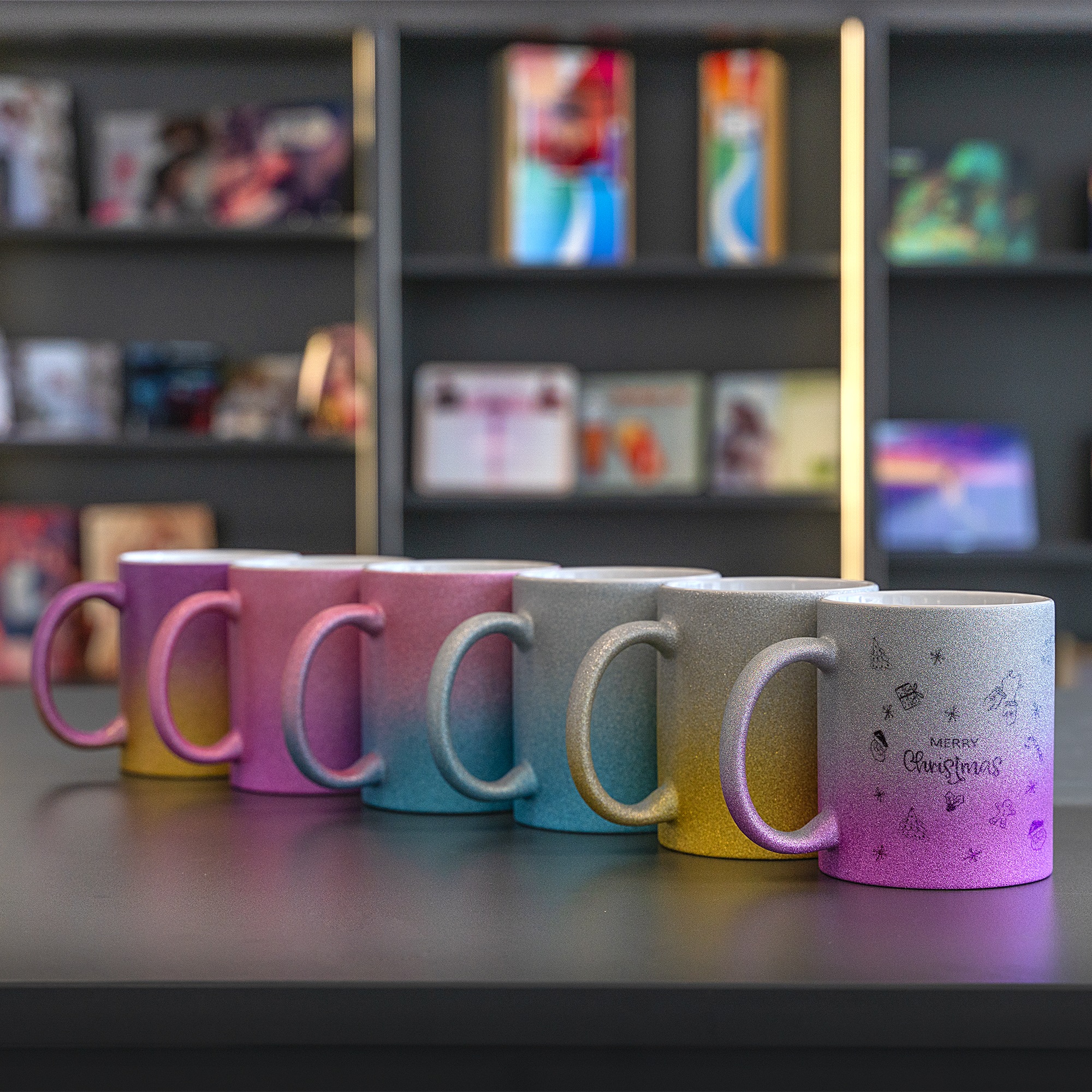 Mug en céramique SPARK-BC- avec dégradé de couleurs 11oz, Orca™ Coating, div. couleurs