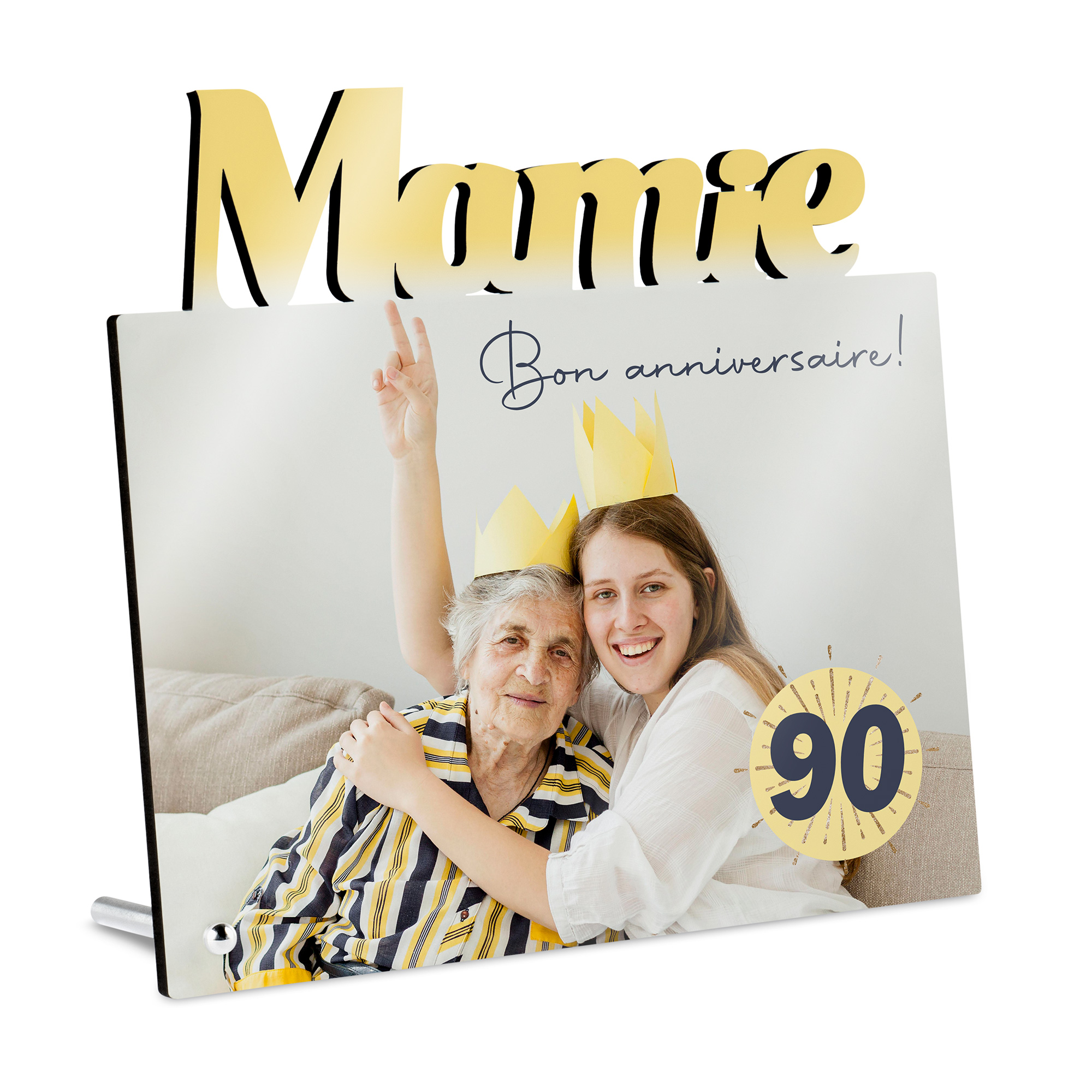 Cadre Émotif Sublistar® en MDF Mamie, 1 broche métallique, épaisseur de 6 mm, 100 pcs./carton