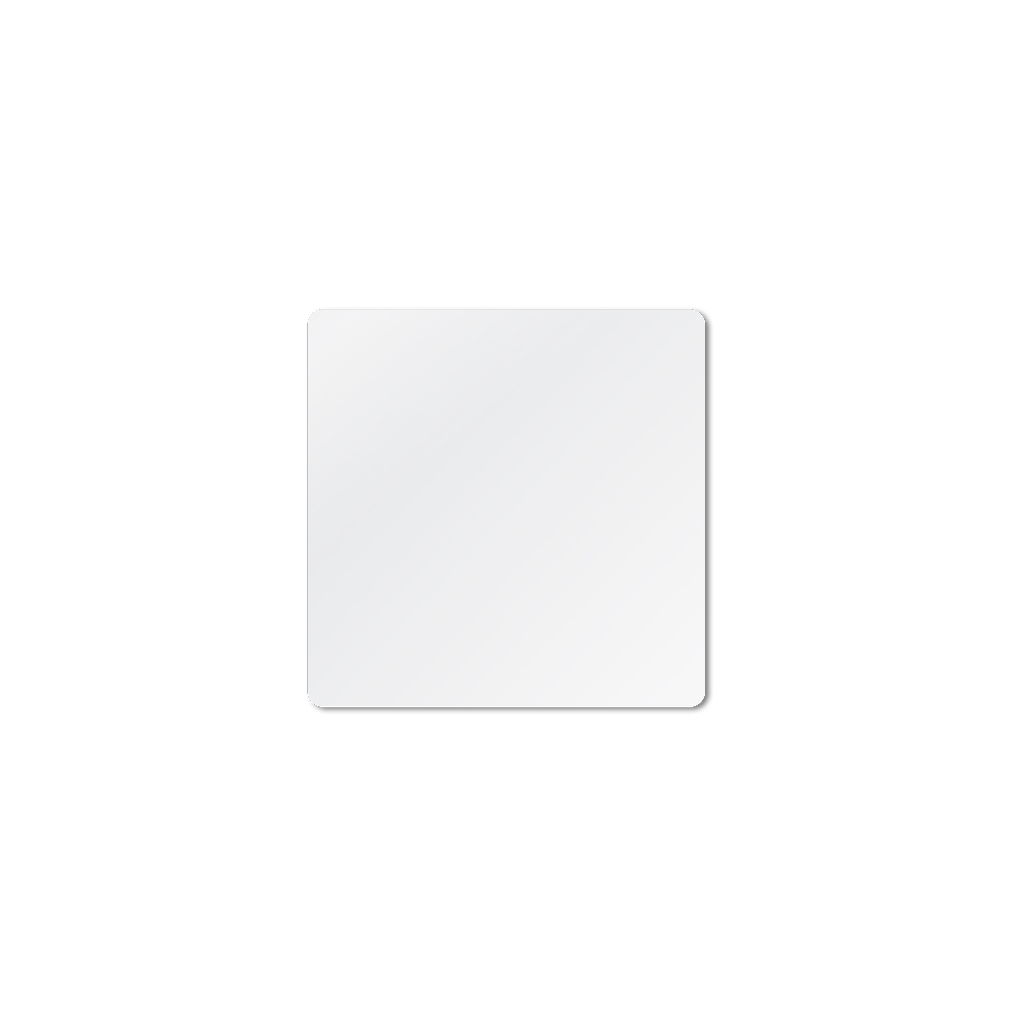 Duraluxe Alu-Fototafel weiß-matt, Muster, unbedruckt, 10 x 10 cm