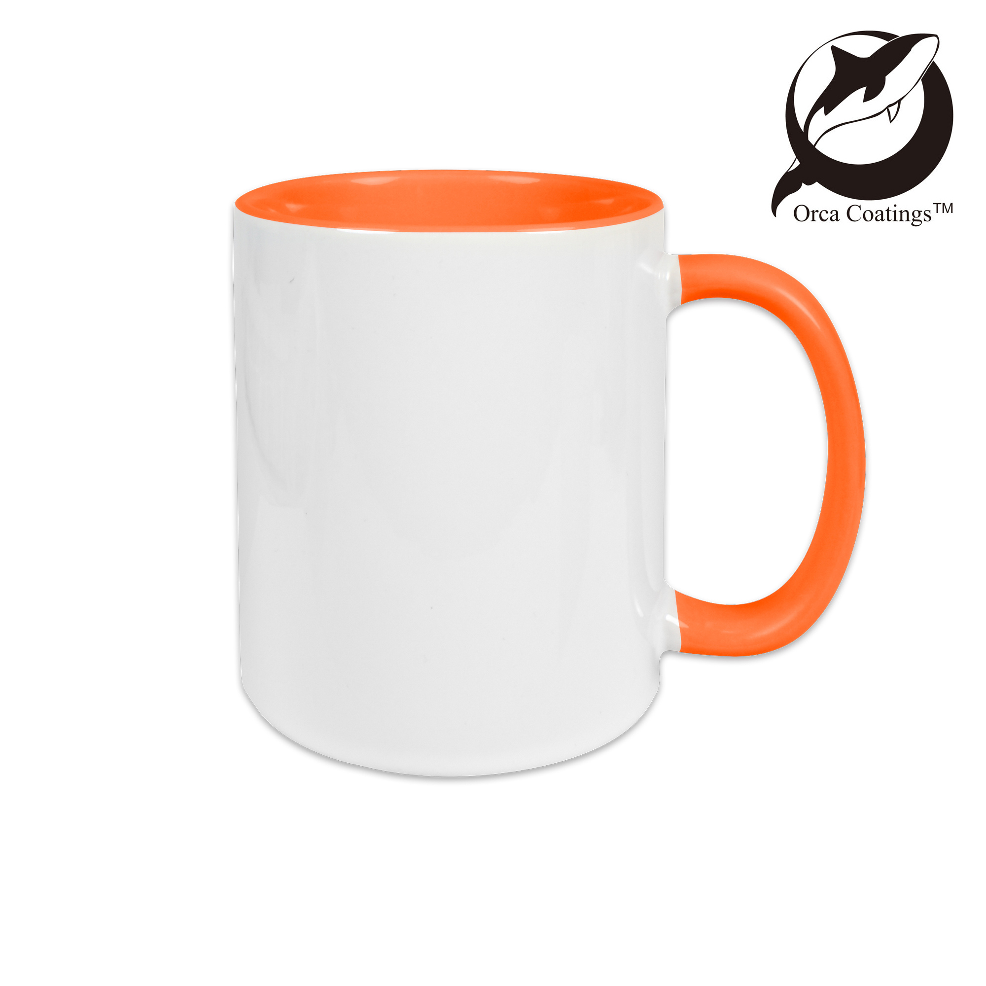 Keramiktasse TWO TONES & HANDLE 11oz, Orca™ Coating, div. Farben