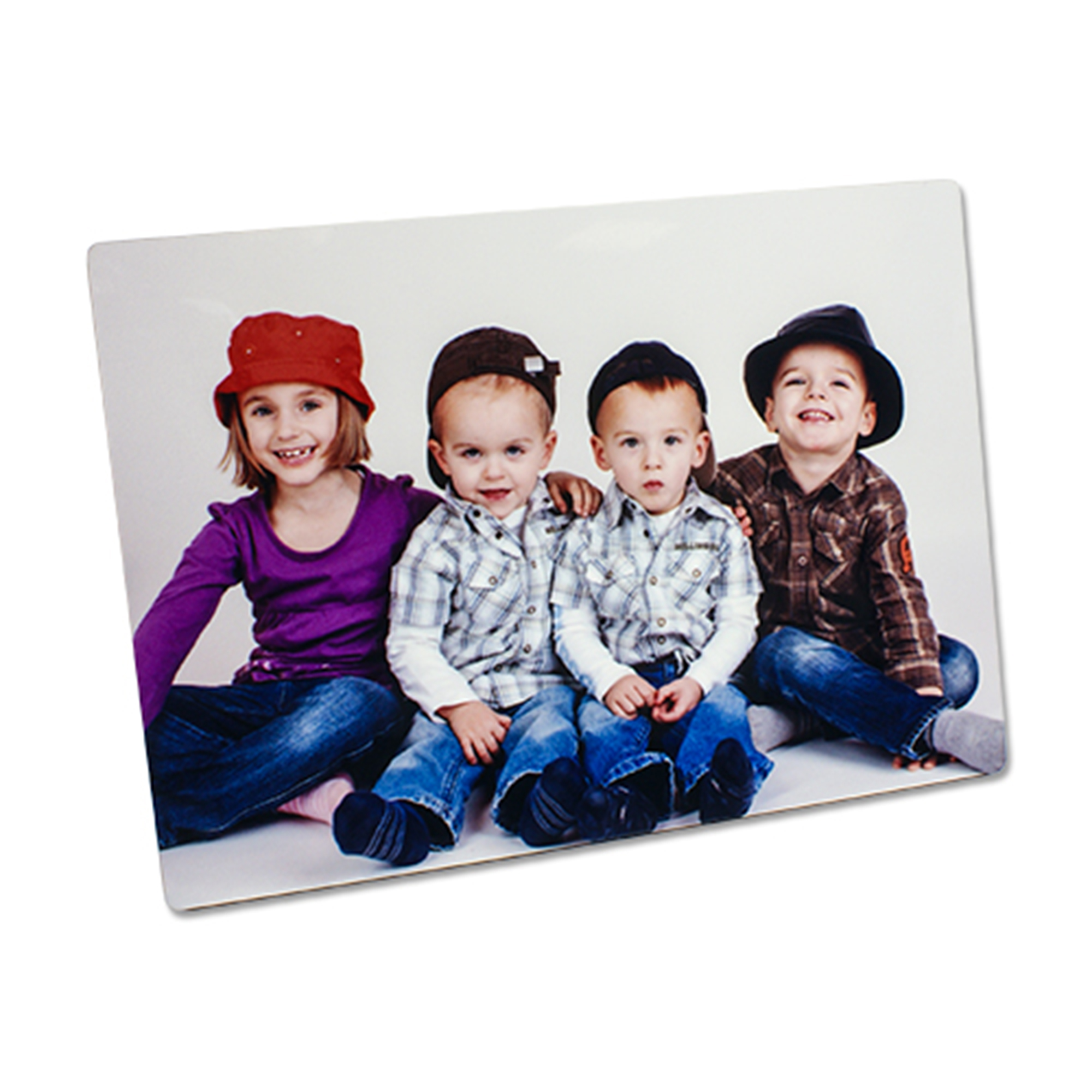 ChromaLuxe panneau mural en fibres dures, 127 x 178 x 6 mm, couleur blanc brilliant,  20 pcs/pack