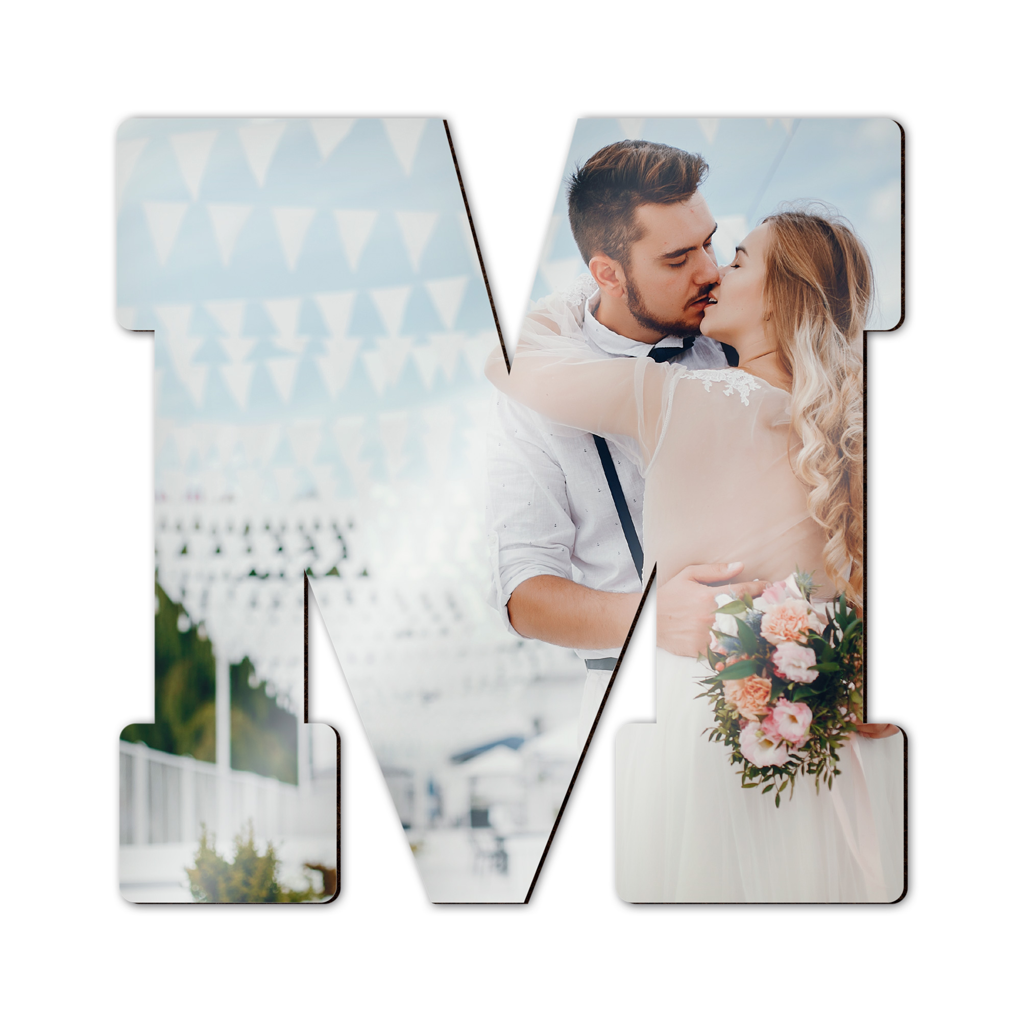 Lettres d’alphabet et caractères spéciaux Sublistar® en MDF, Hauteur 14 cm, 3 mm d'épaisseur, 100 pcs./carton