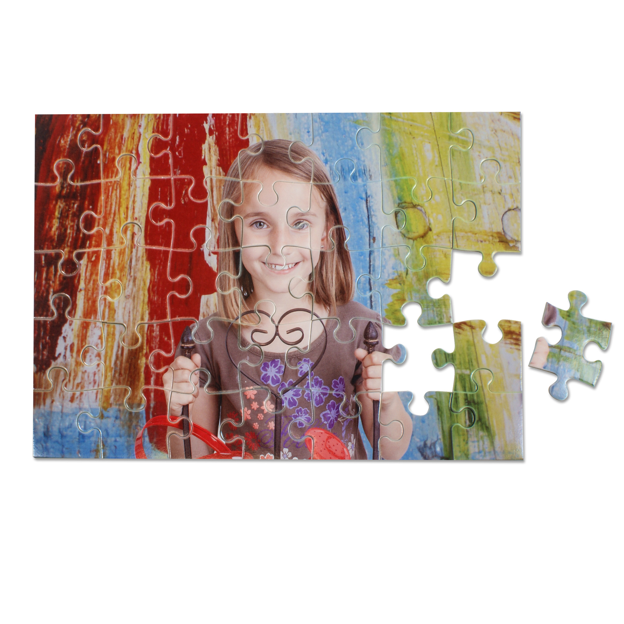 Cardboard puzzles frameless, various versions