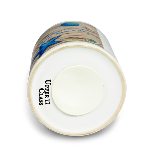 Tirelire Upper Class, couleur blanc, 36 pcs./carton