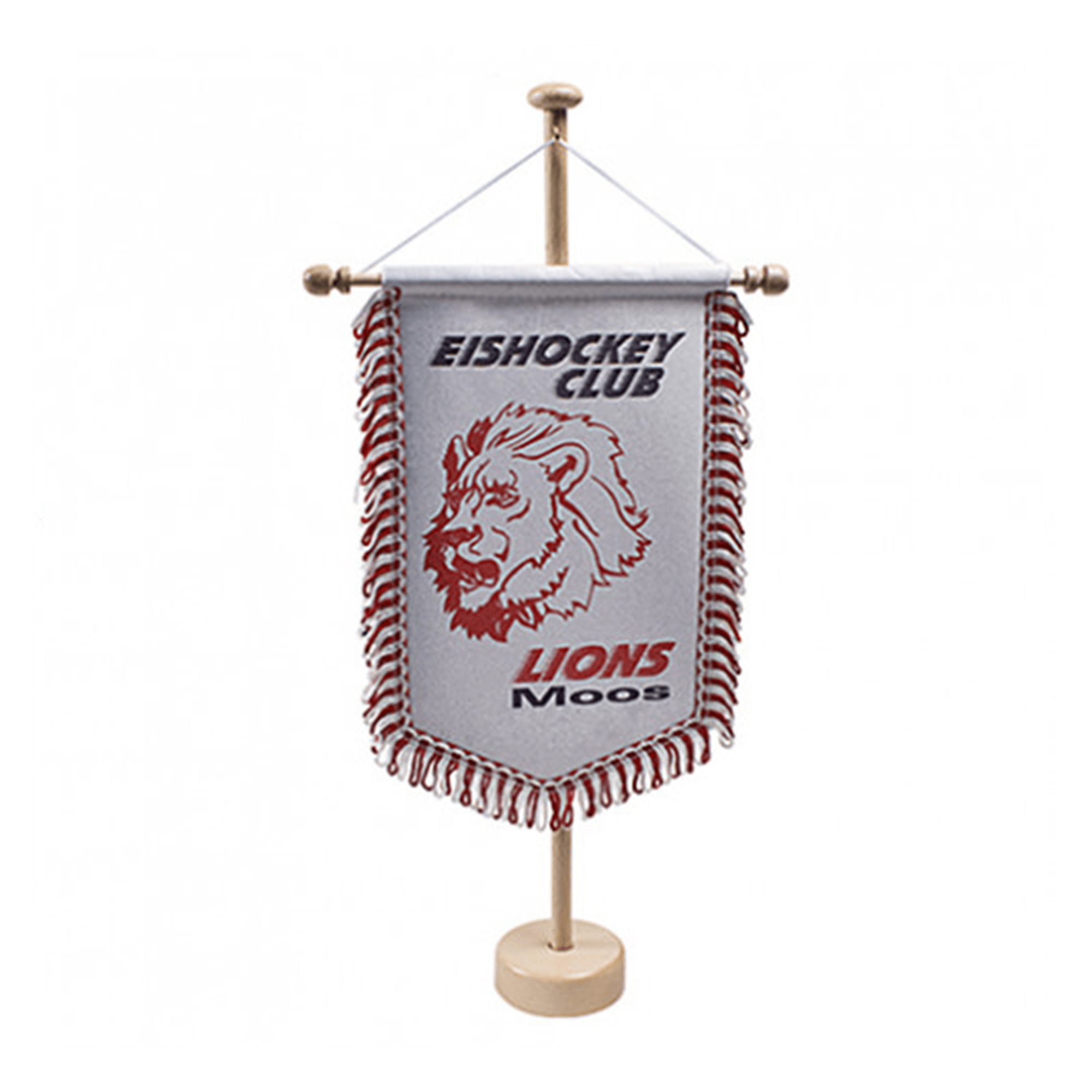 Einfacher Wimpelhalter, Standfuß Ø 60 mm, Höhe 420 mm